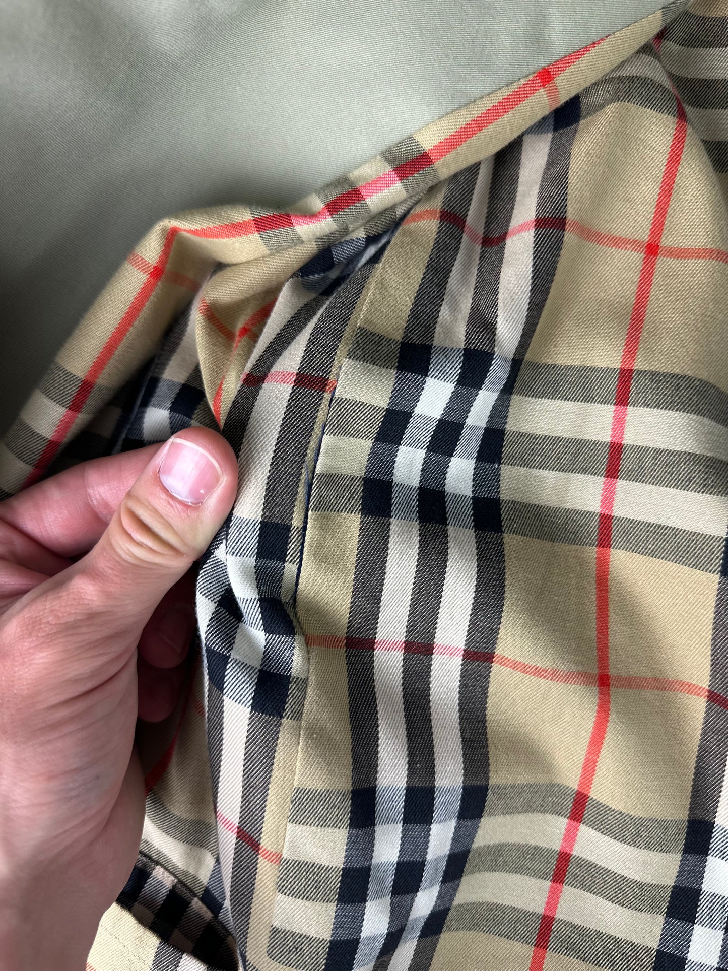 Vintage Burberry Car Coat Size 12 M