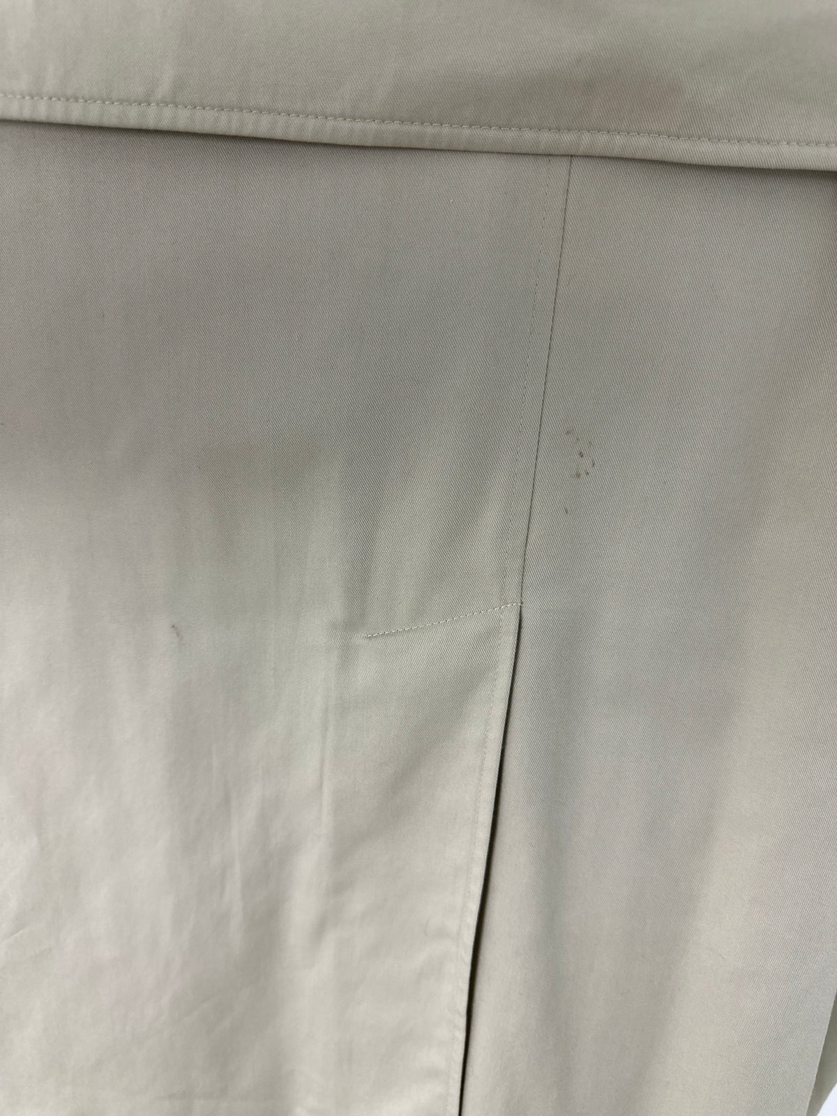 Vintage Burberry Trench Coat Creme Size 16 XL