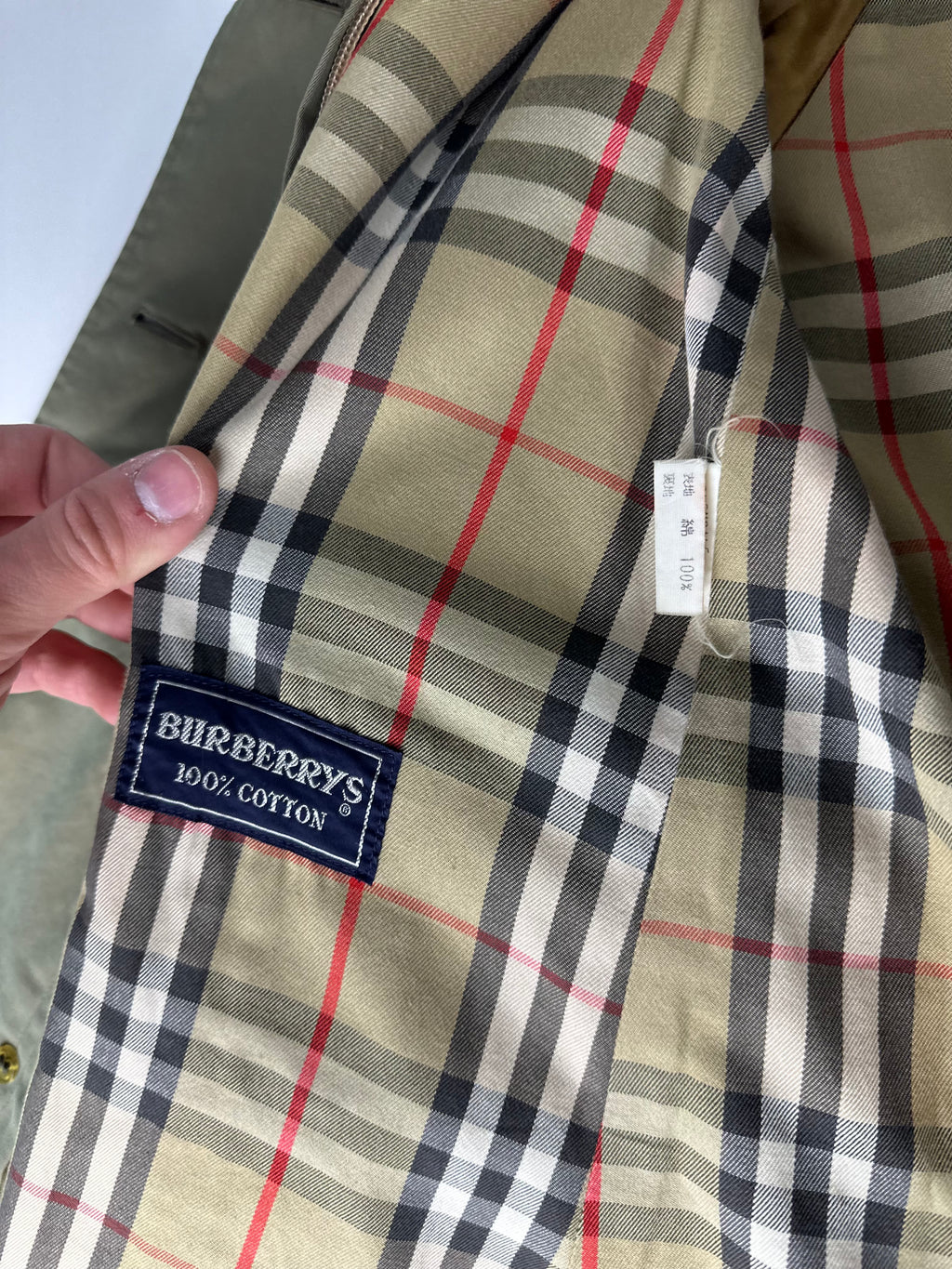 Burberrys Trenchcoat (6/XXS) including Inlet