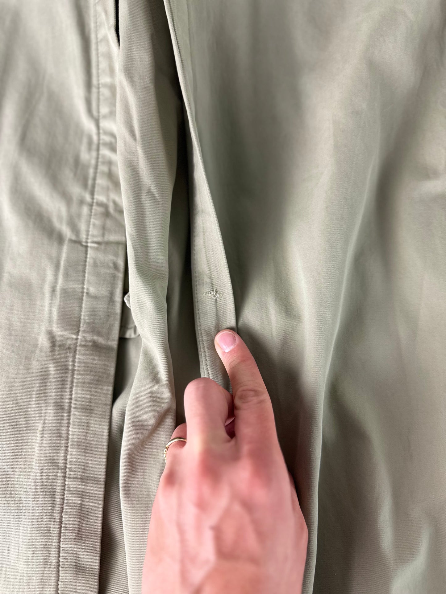 Vintage Burberry Trench Coat Size 14 L