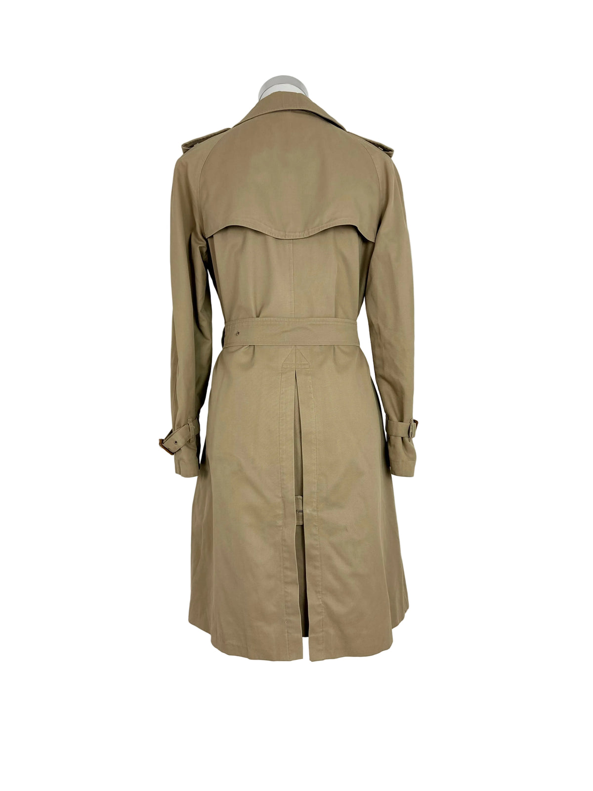 Vintage Burberry Trench Coat Beige Size 10 S
