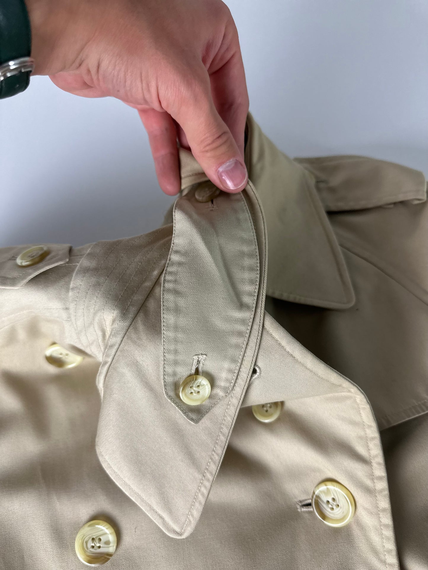 Vintage Burberry Trench Coat Size 8 XS