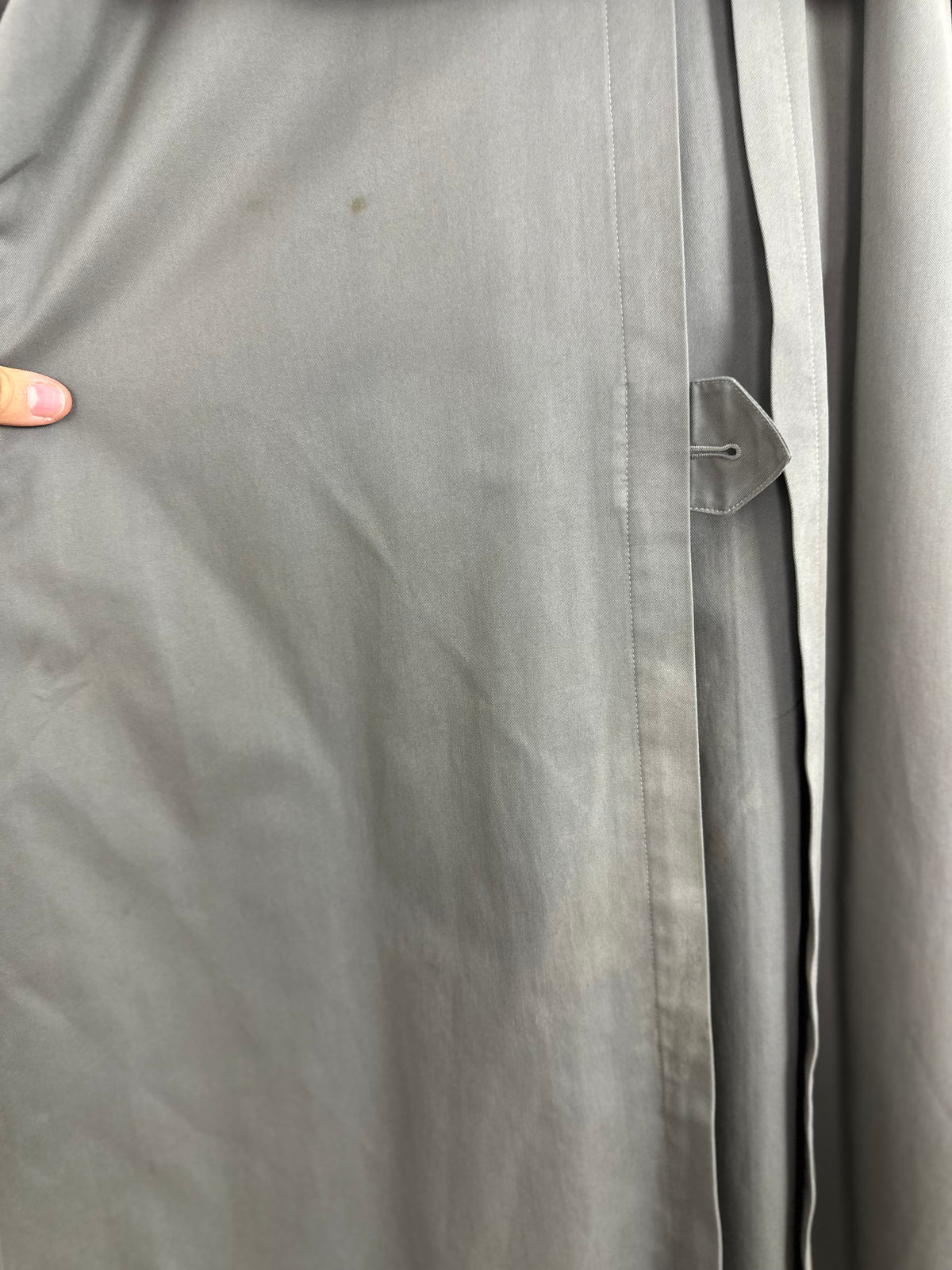 Vintage Burberry Trench Coat Grey Size 14 L