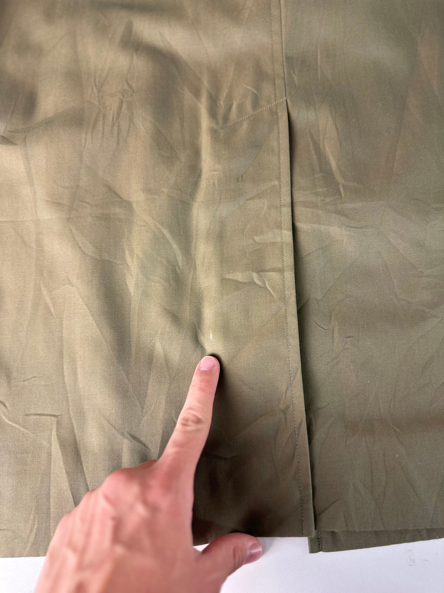 Vintage Burberry Trench Coat Size 8 XS