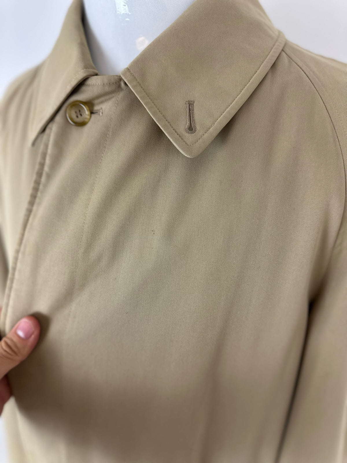 Vintage Burberry Car Coat Beige Size 54 XL