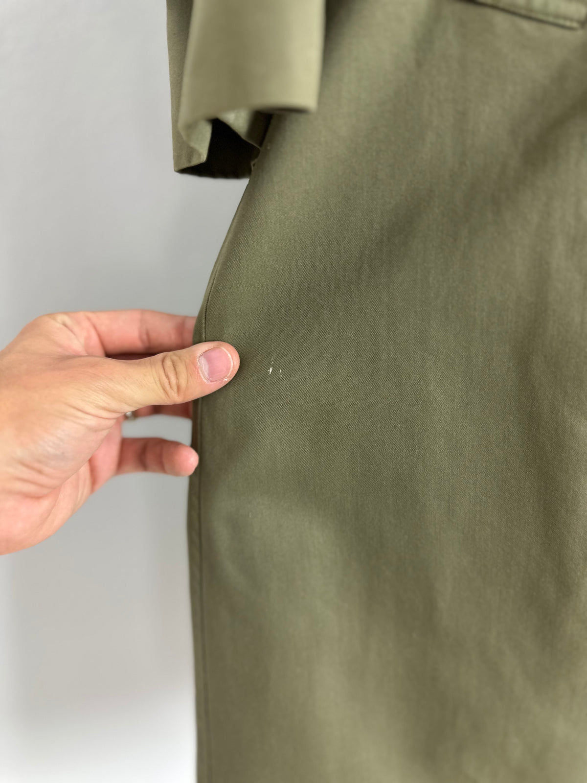 Vintage Burberry Trench Coat Khaki Size 10 S