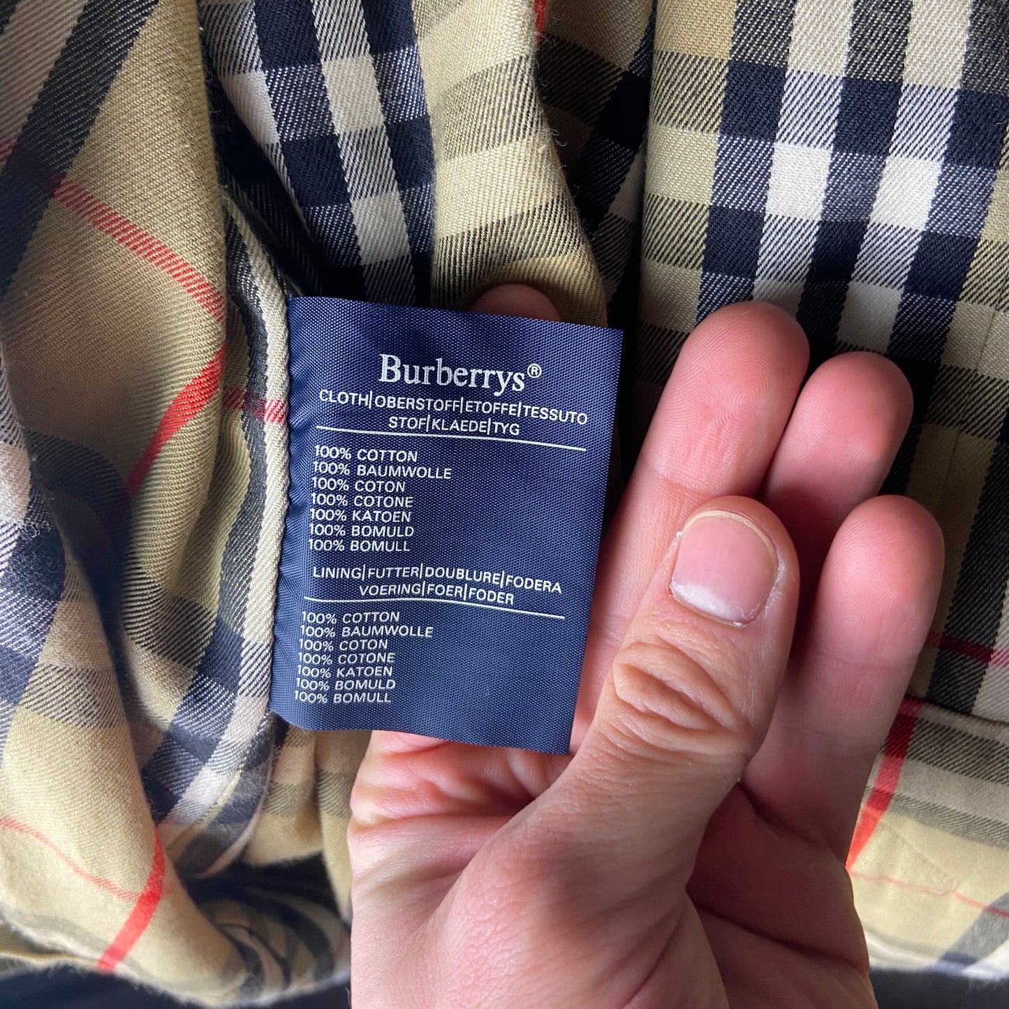 Burberry Trenchcoat Size 56/XL