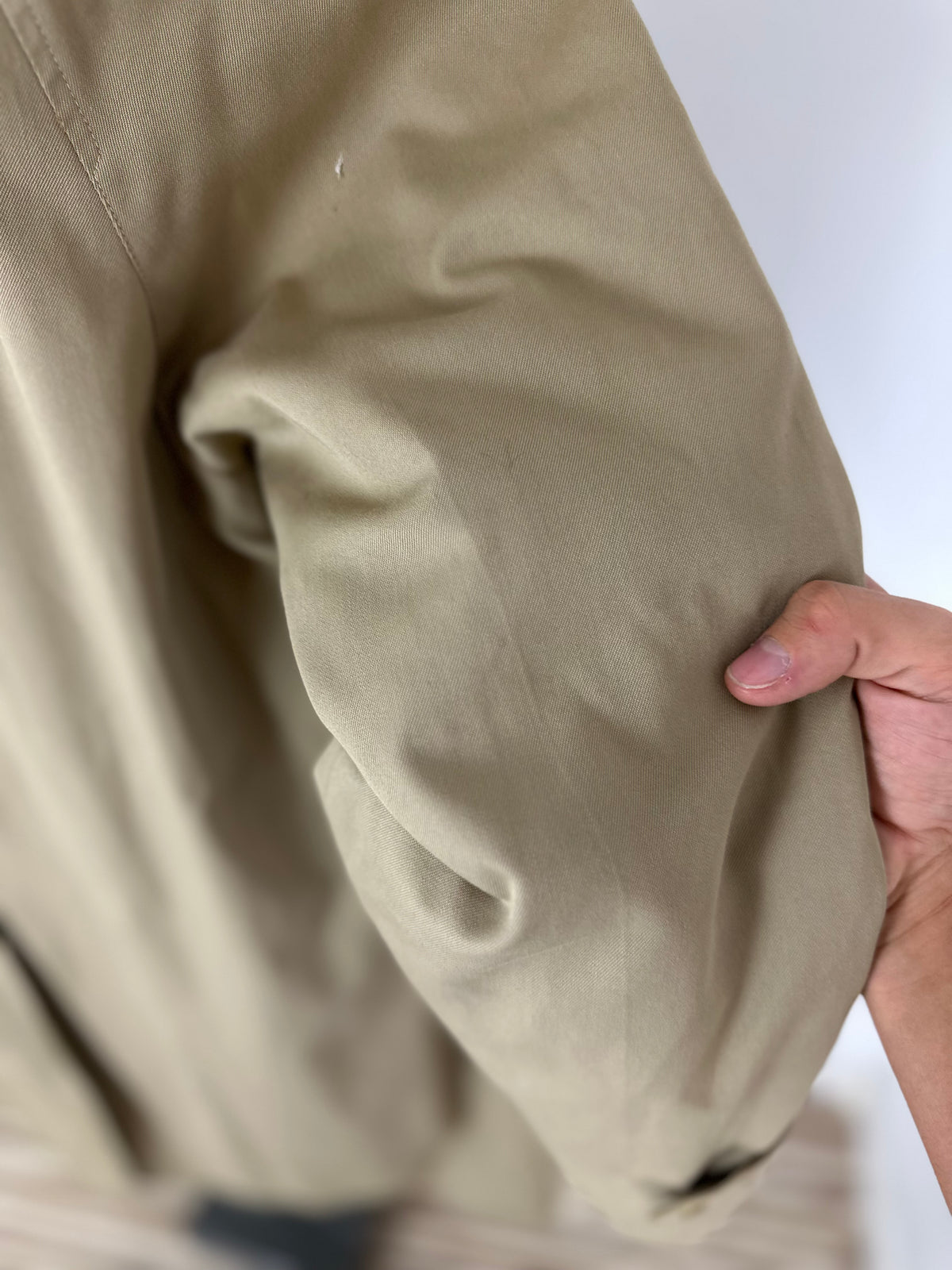 Vintage Burberry Car Coat Beige Size 54 XL
