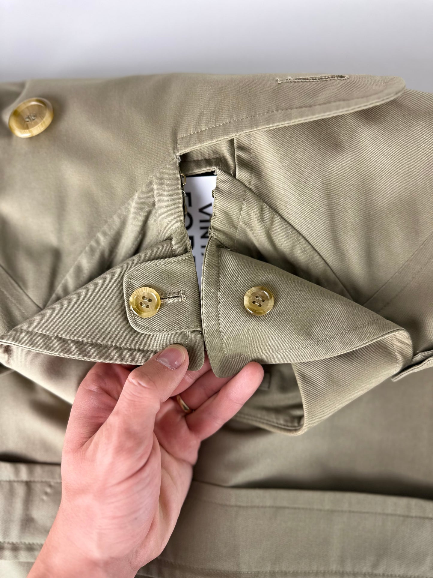 Vintage Burberry Trench Coat Size 46 S
