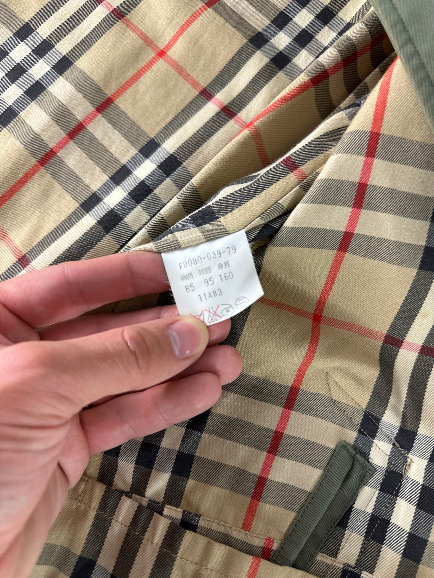 Vintage Burberry Trench Coat Size 10 S