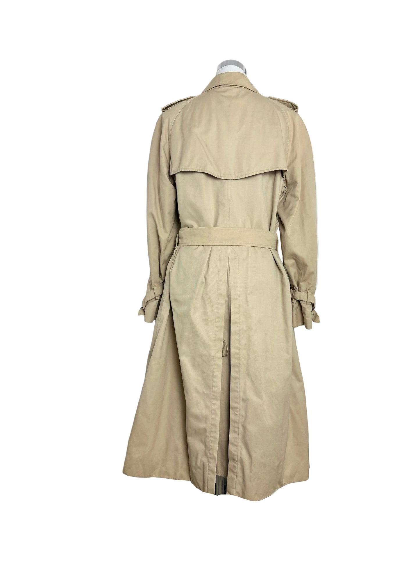 Vintage Burberry Trench Coat Size 12 M