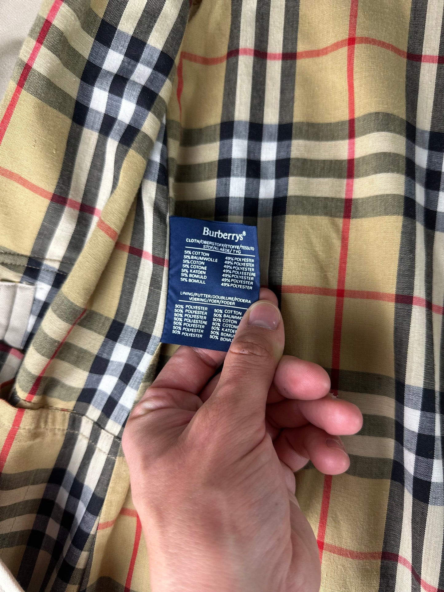 Vintage Burberry Car Coat Size 12 M