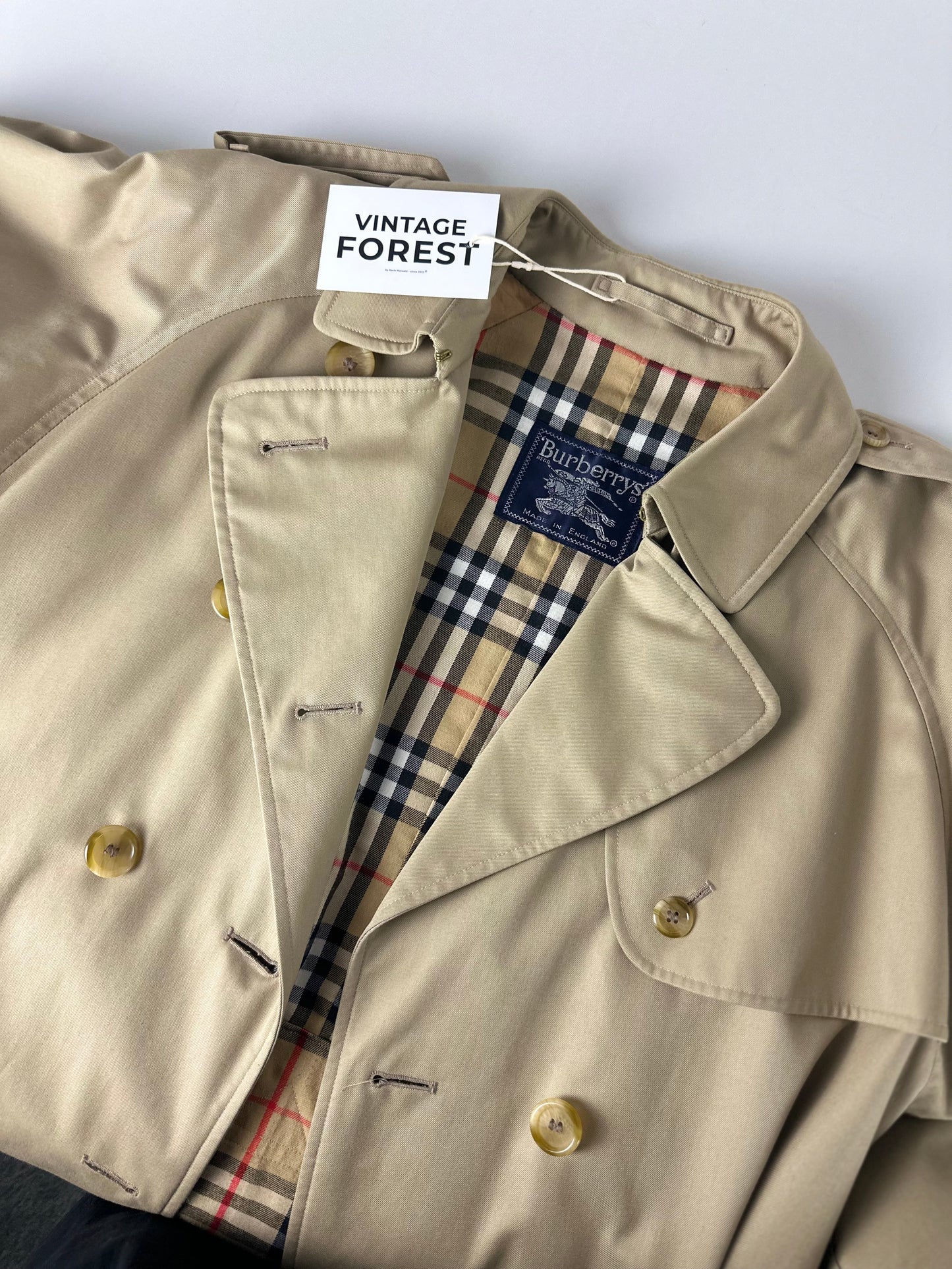 Vintage Burberry Trench Coat Size 14 L