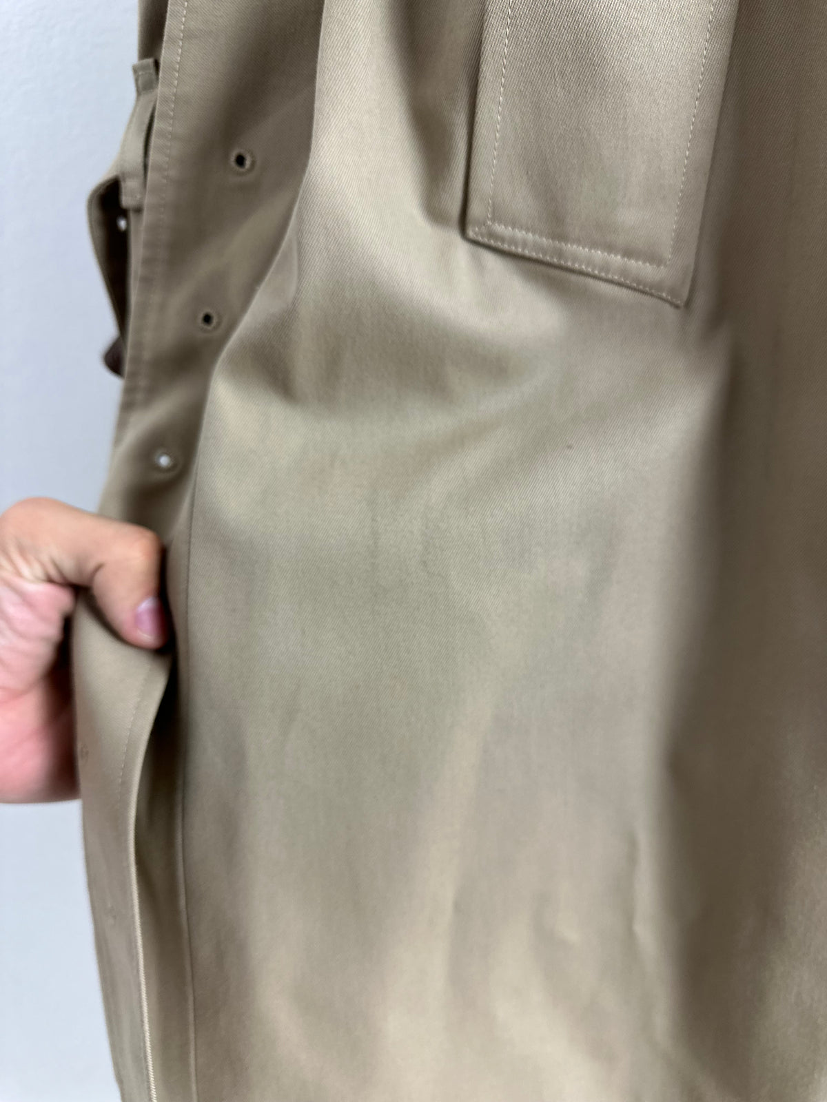Vintage Burberry Trench Coat Beige Size 58 XXL