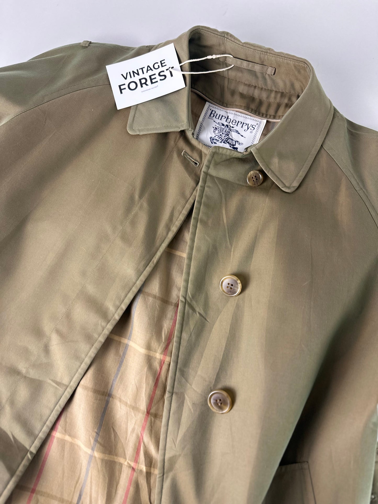Vintage Burberry Trench Coat Size 8 XS