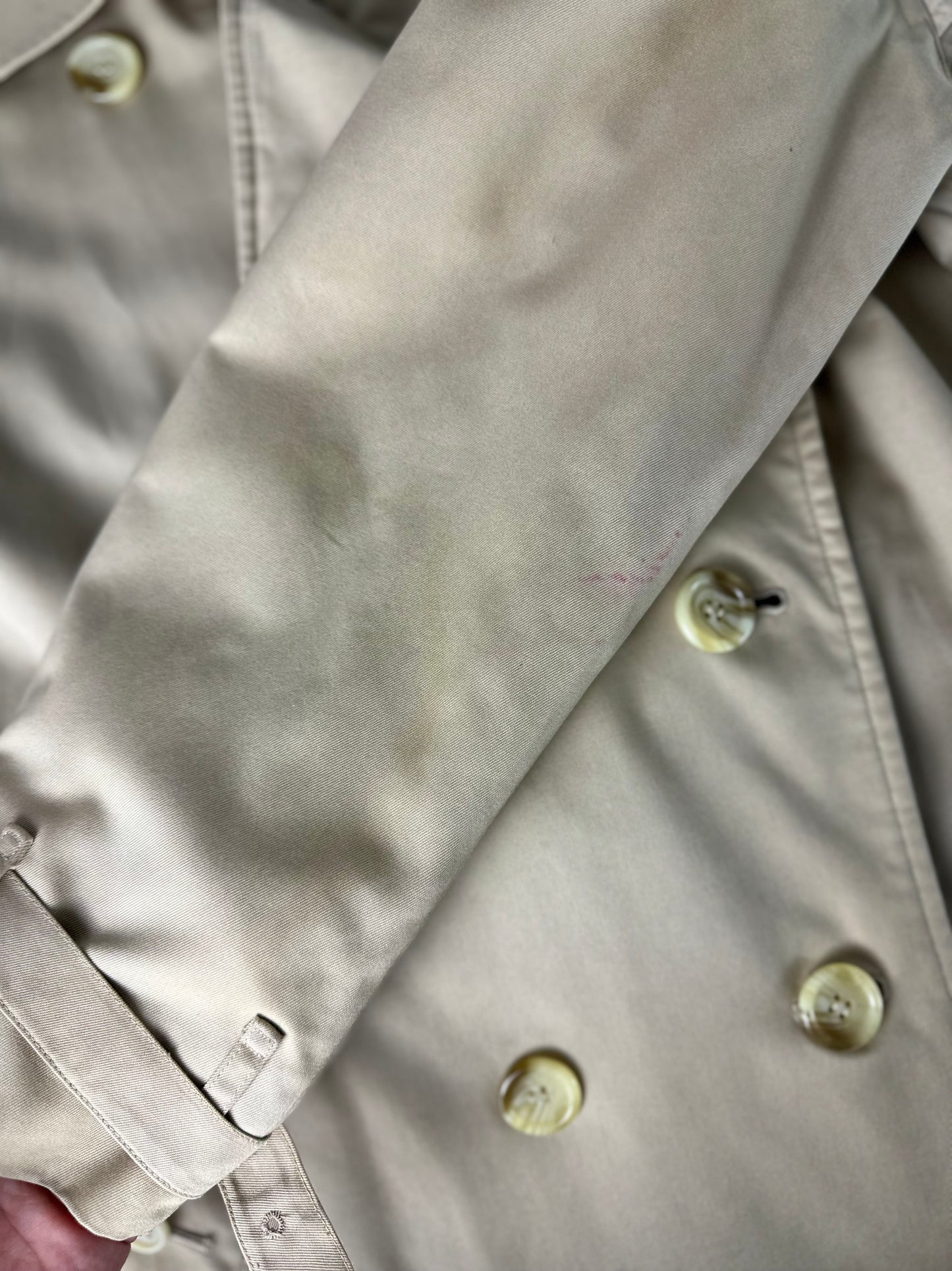 Vintage Burberry Trench Coat Size 8 XS