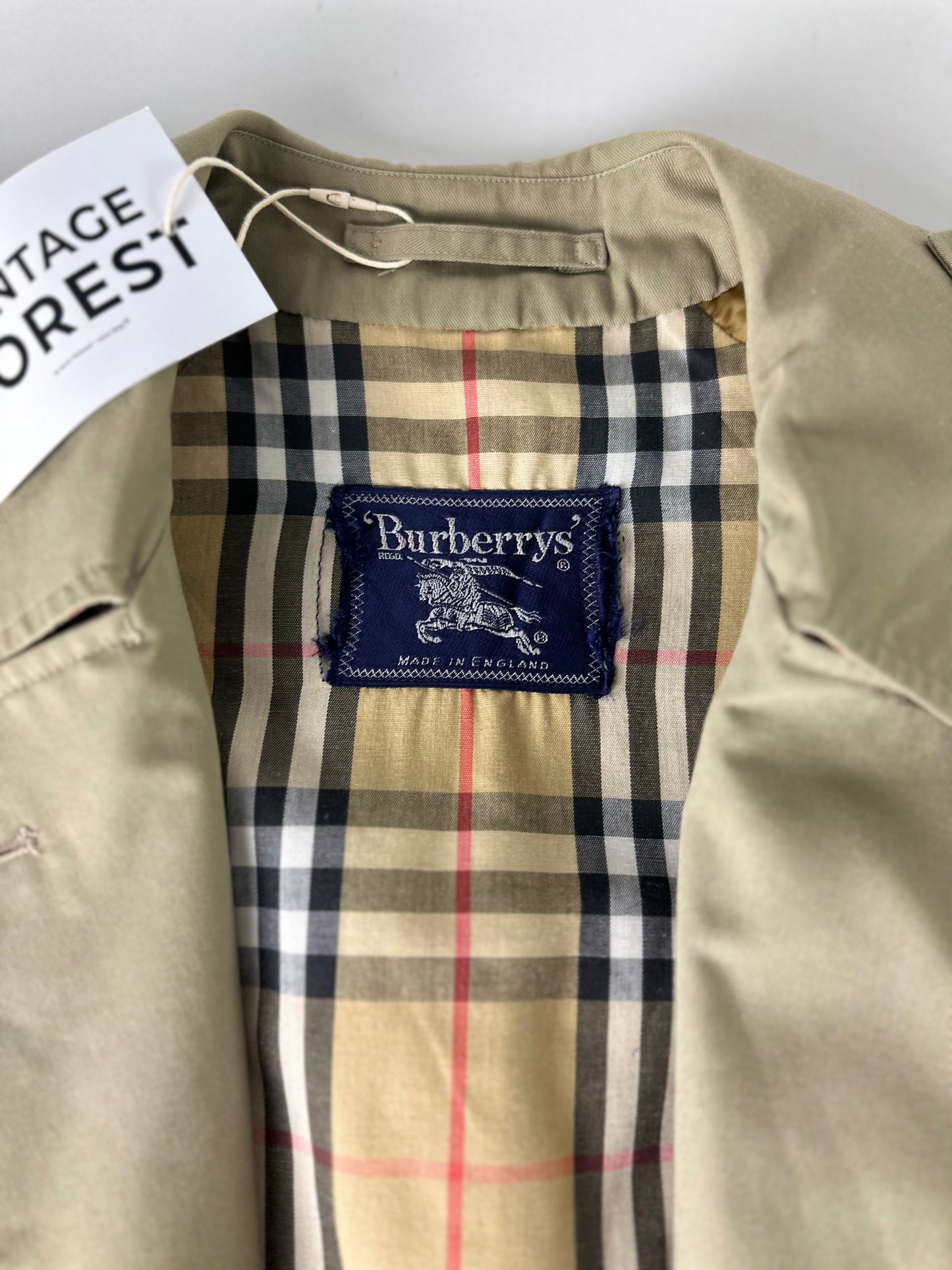 Vintage Burberry Trench Coat Size 14 L