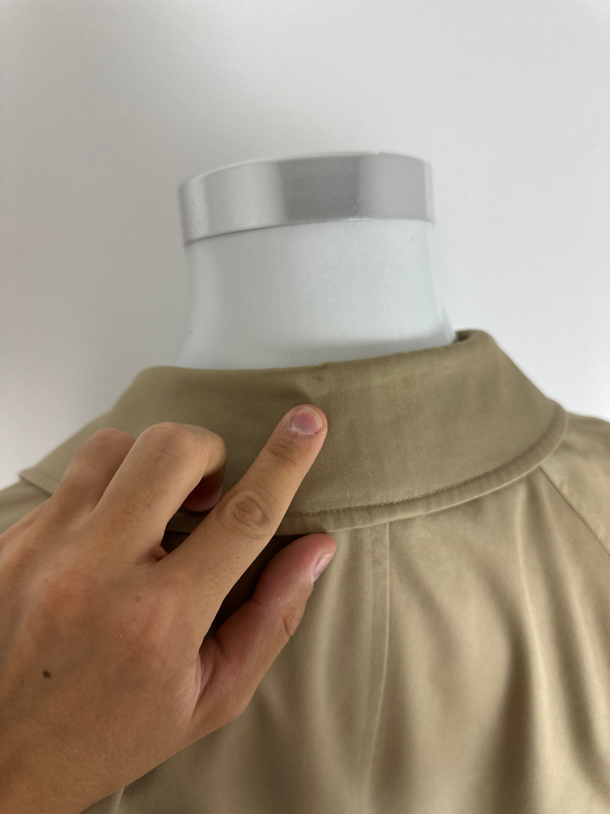 Vintage Burberry Car Coat Beige Size 48 M