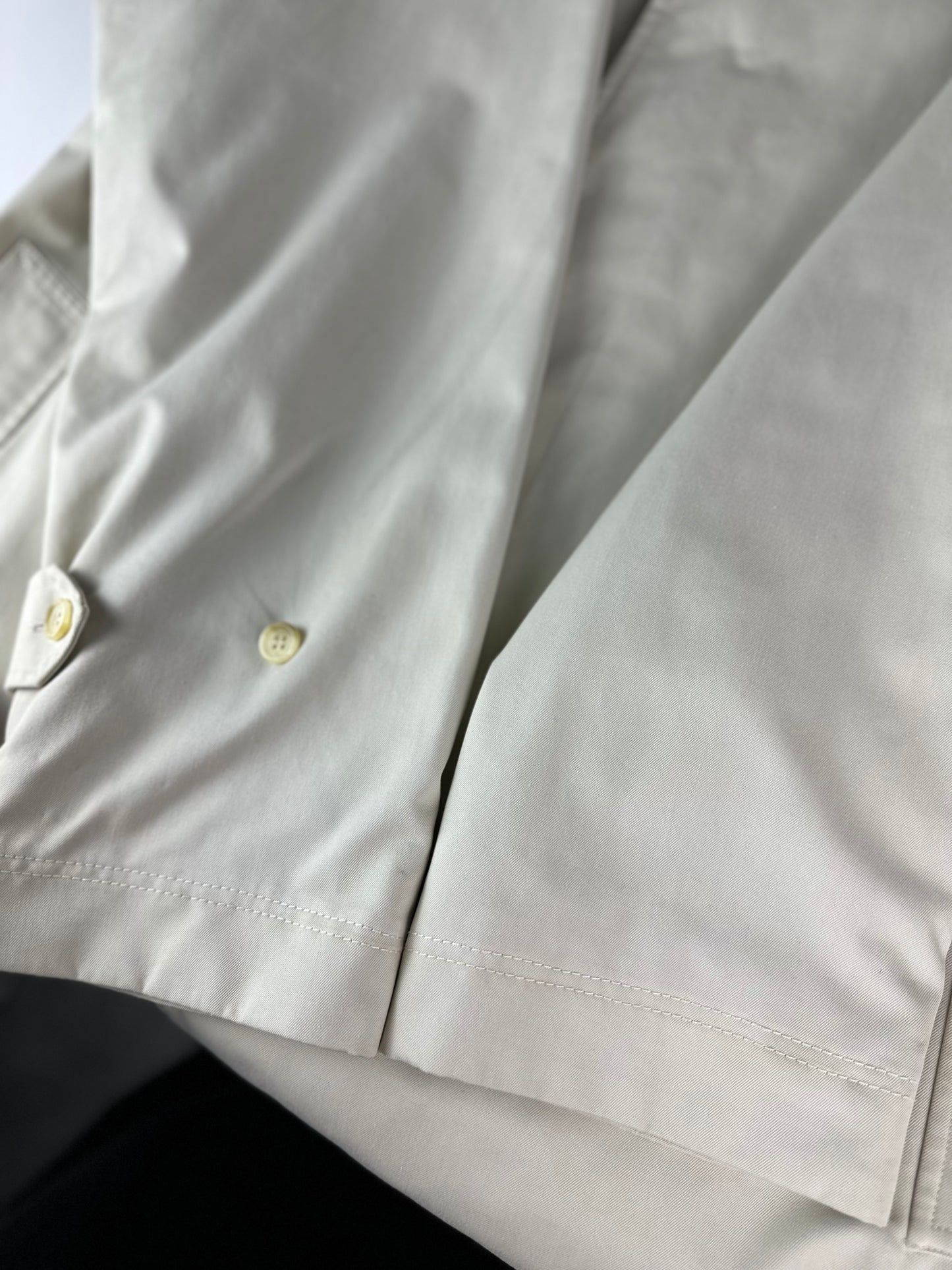 Vintage Burberry Car Coat Creme 52 L