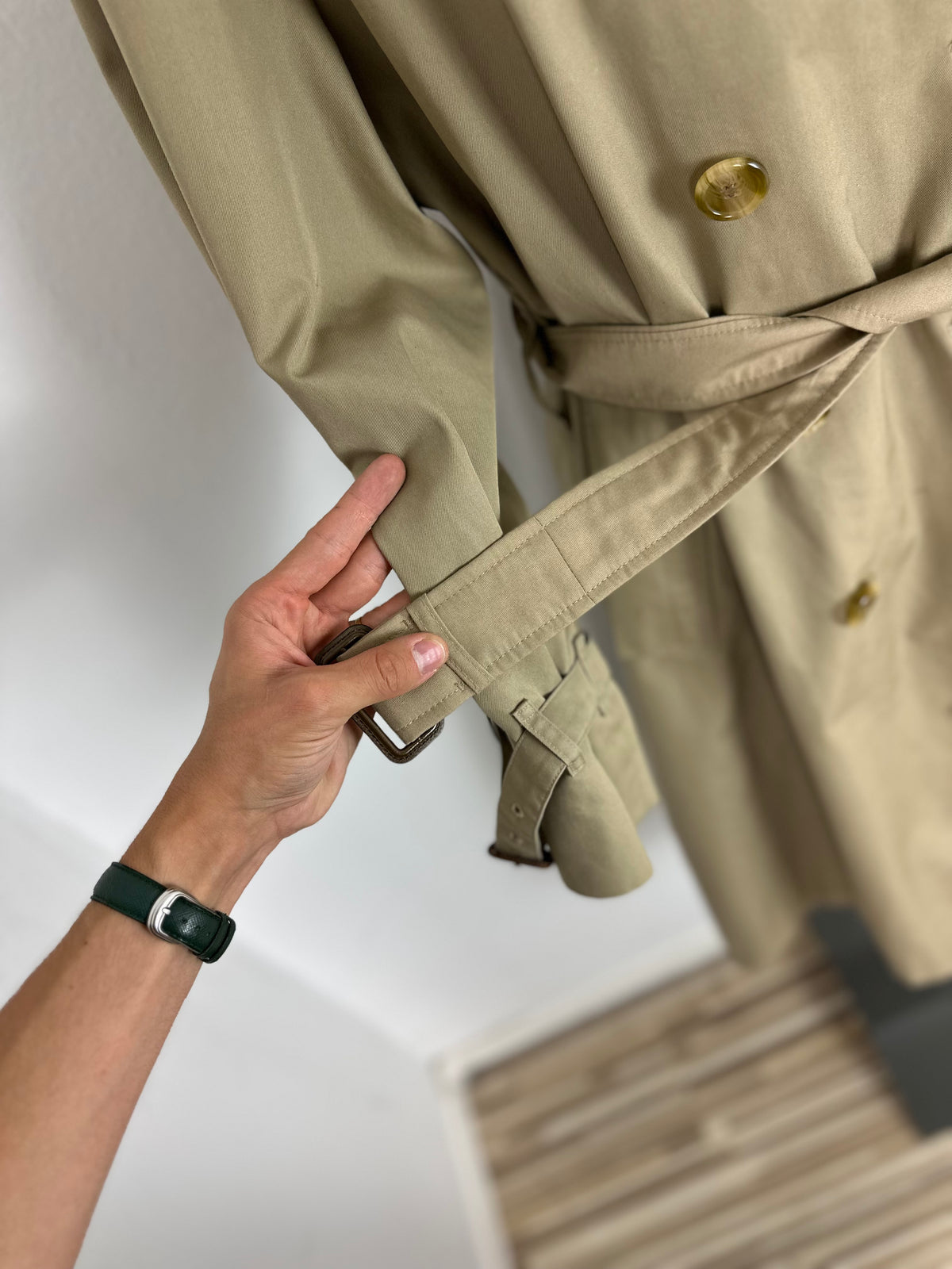 Vintage Burberry Trench Coat Beige Size 52 L