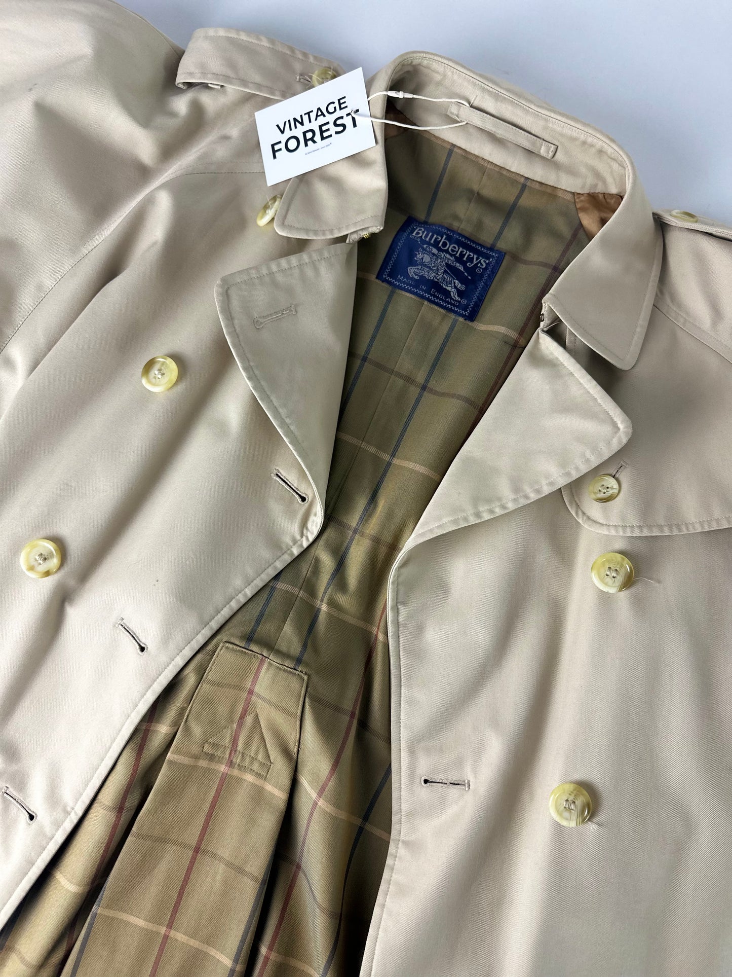 Vintage Burberry Trench Coat Size 16 XL