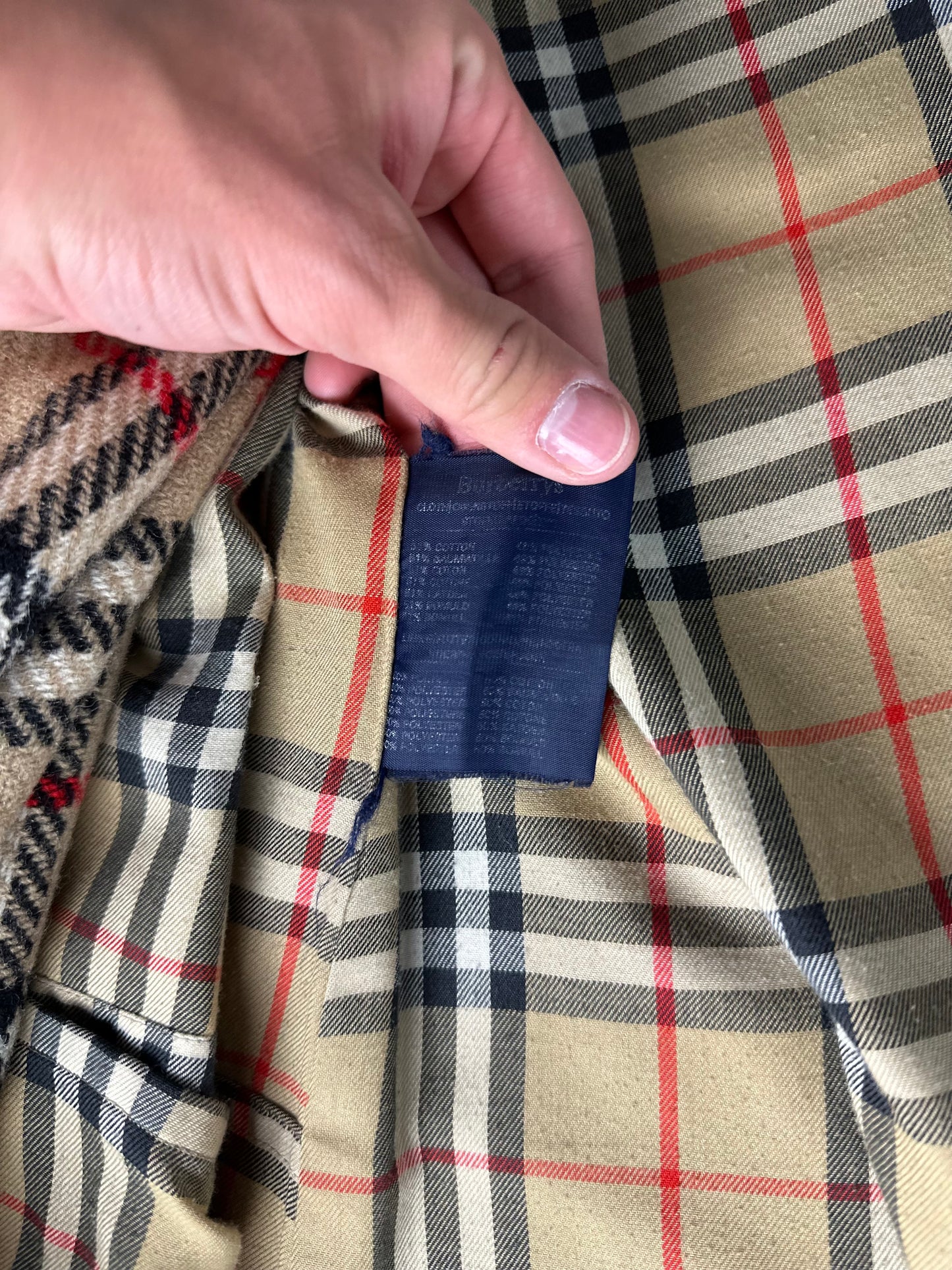 Vintage Burberry Trench Coat Size 48 M With Lining
