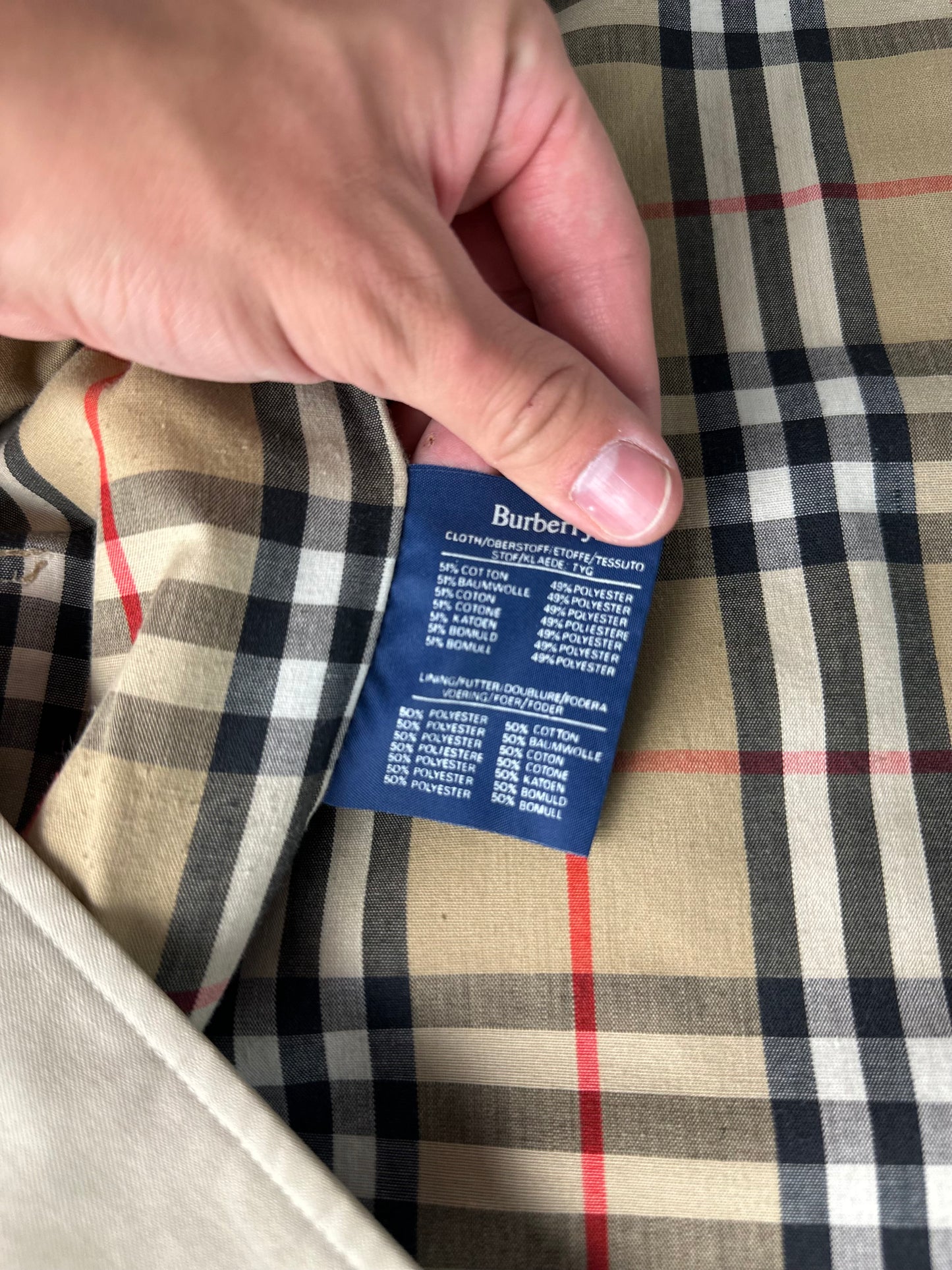 Vintage Burberry Car Coat Size 50 L