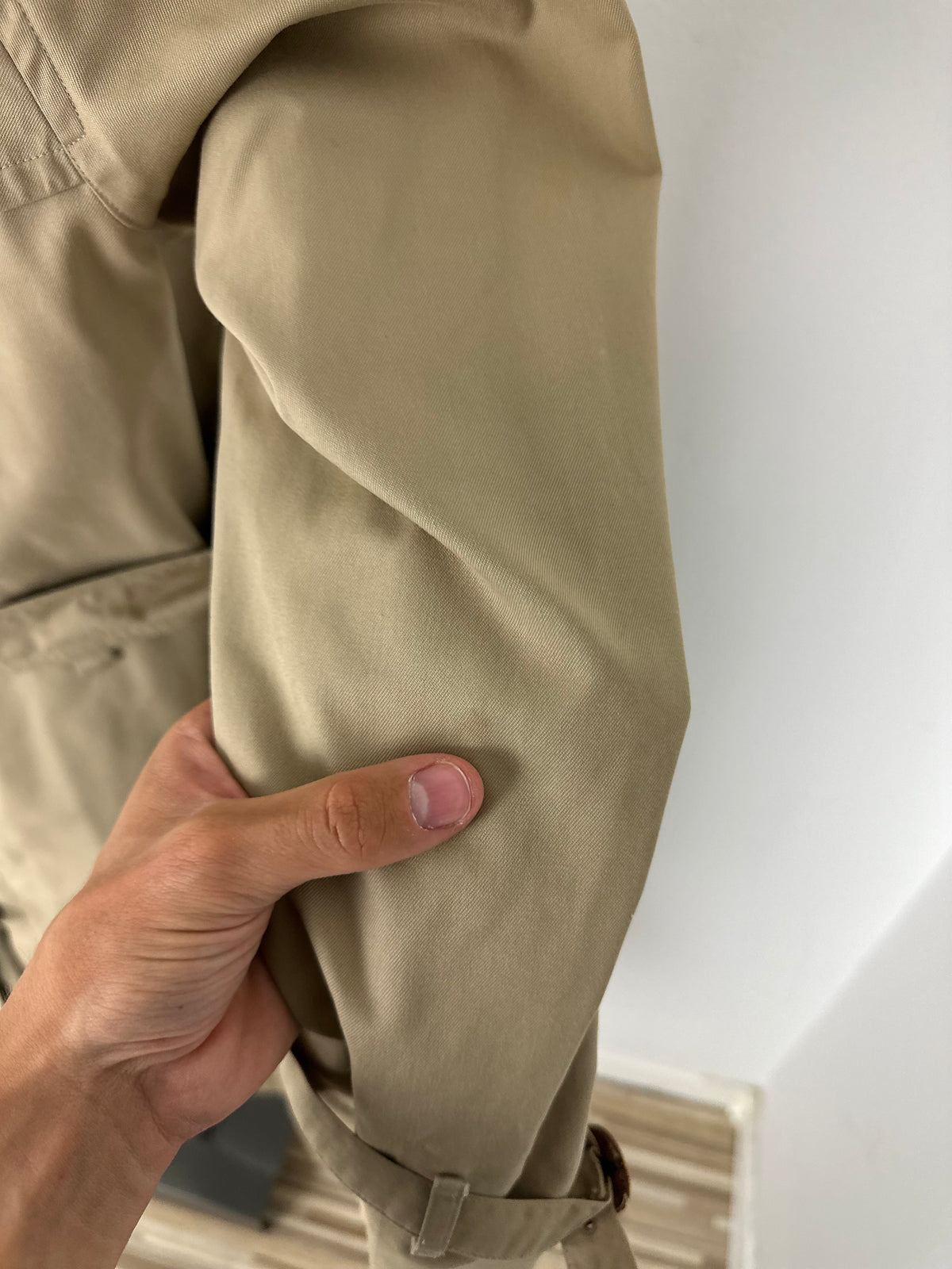 Vintage Burberry Trench Coat Beige Size 48 M