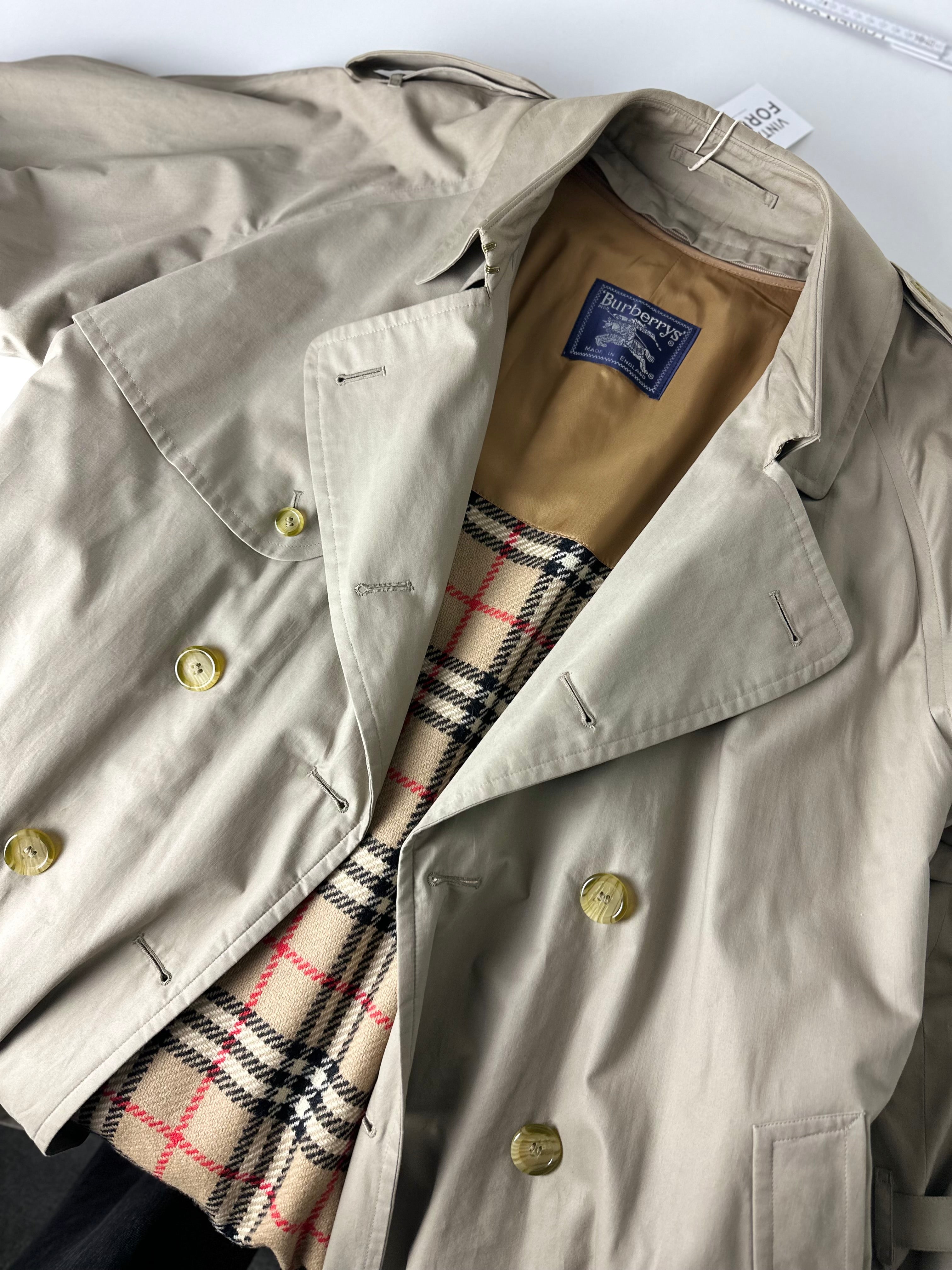 Burberrys Trenchcoat (58/XXL) including Inlet