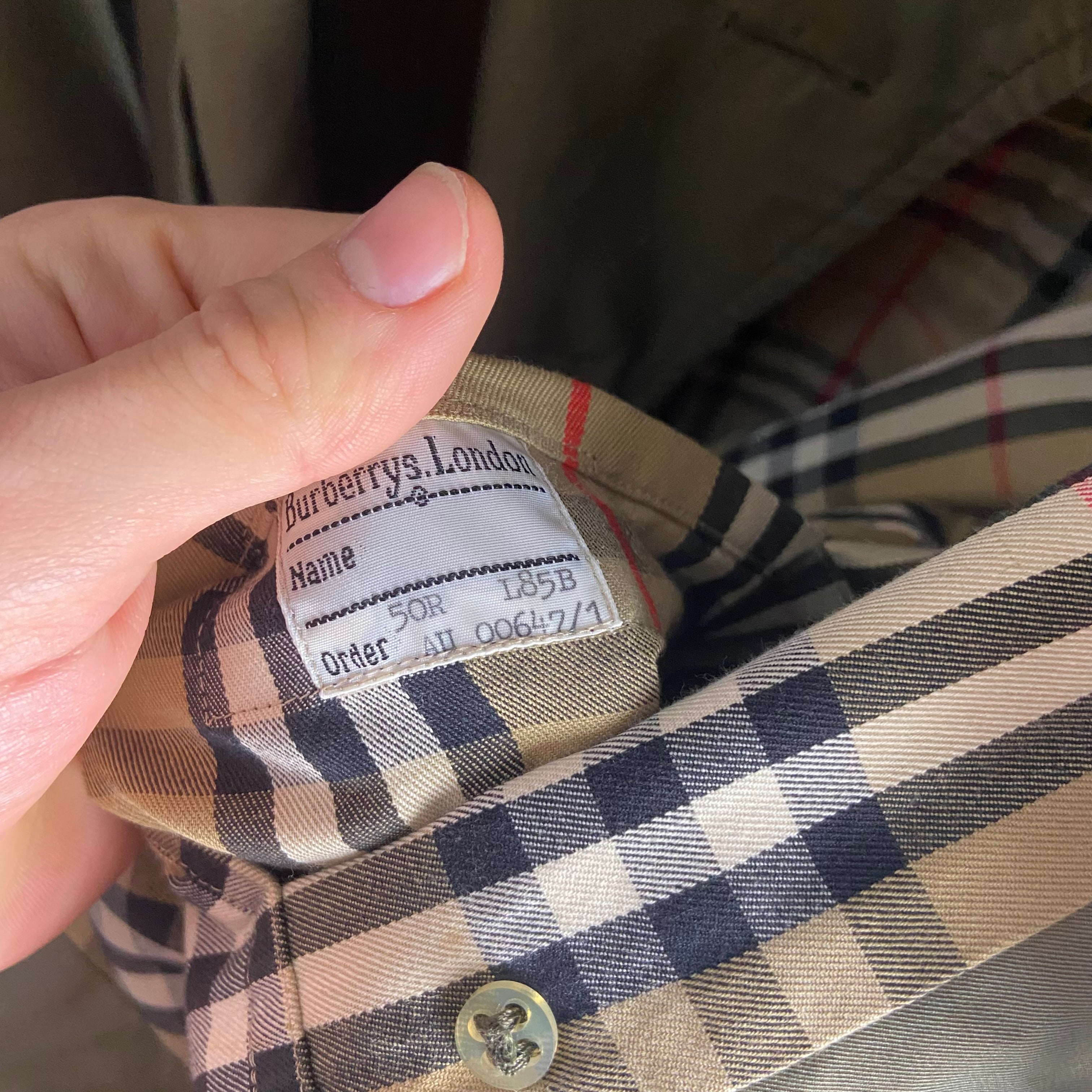 Burberry Trenchcoat Size 50/L