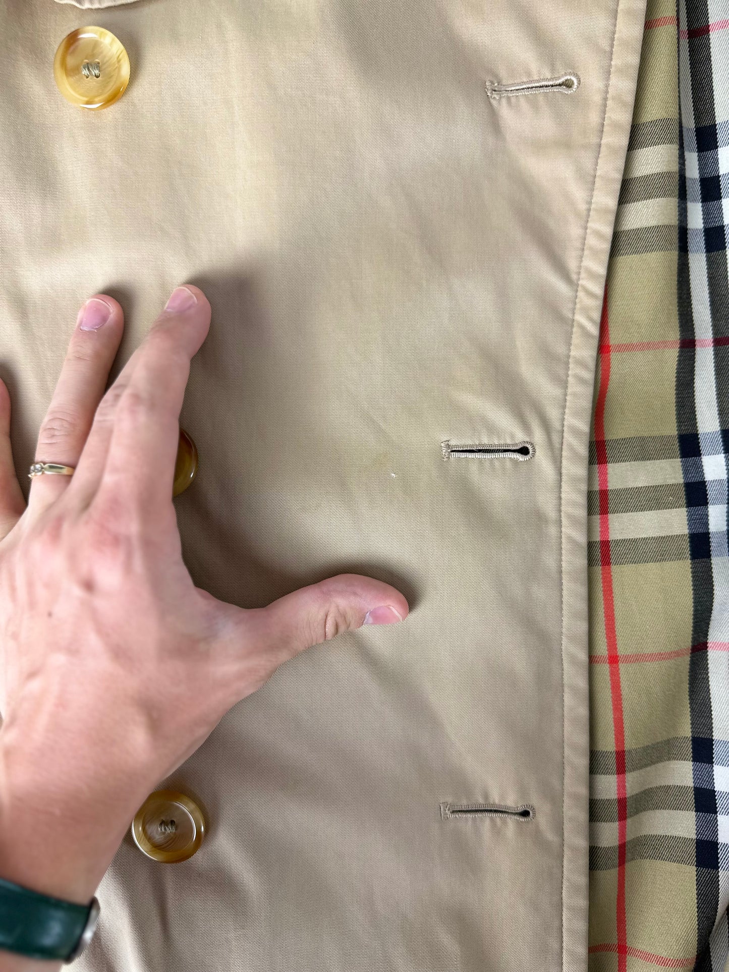 Vintage Burberry Trench Coat Size 50 L
