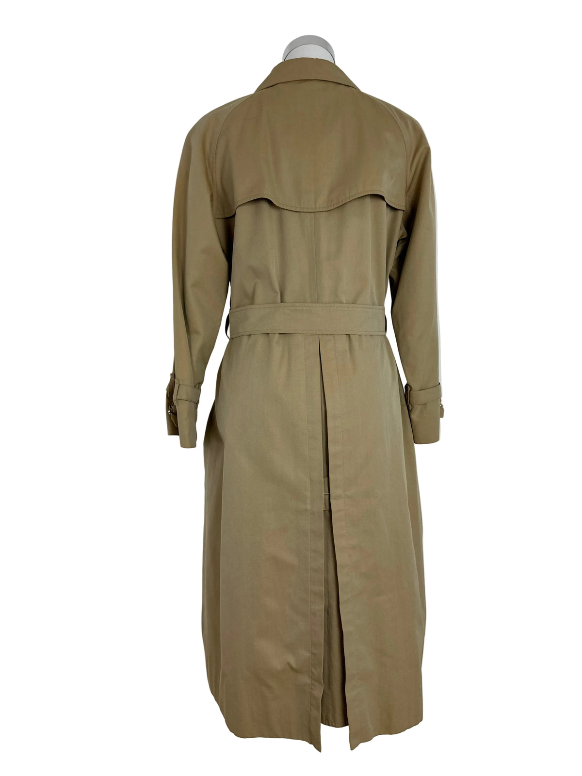 Vintage Burberry Trench Coat Beige Size 12 M