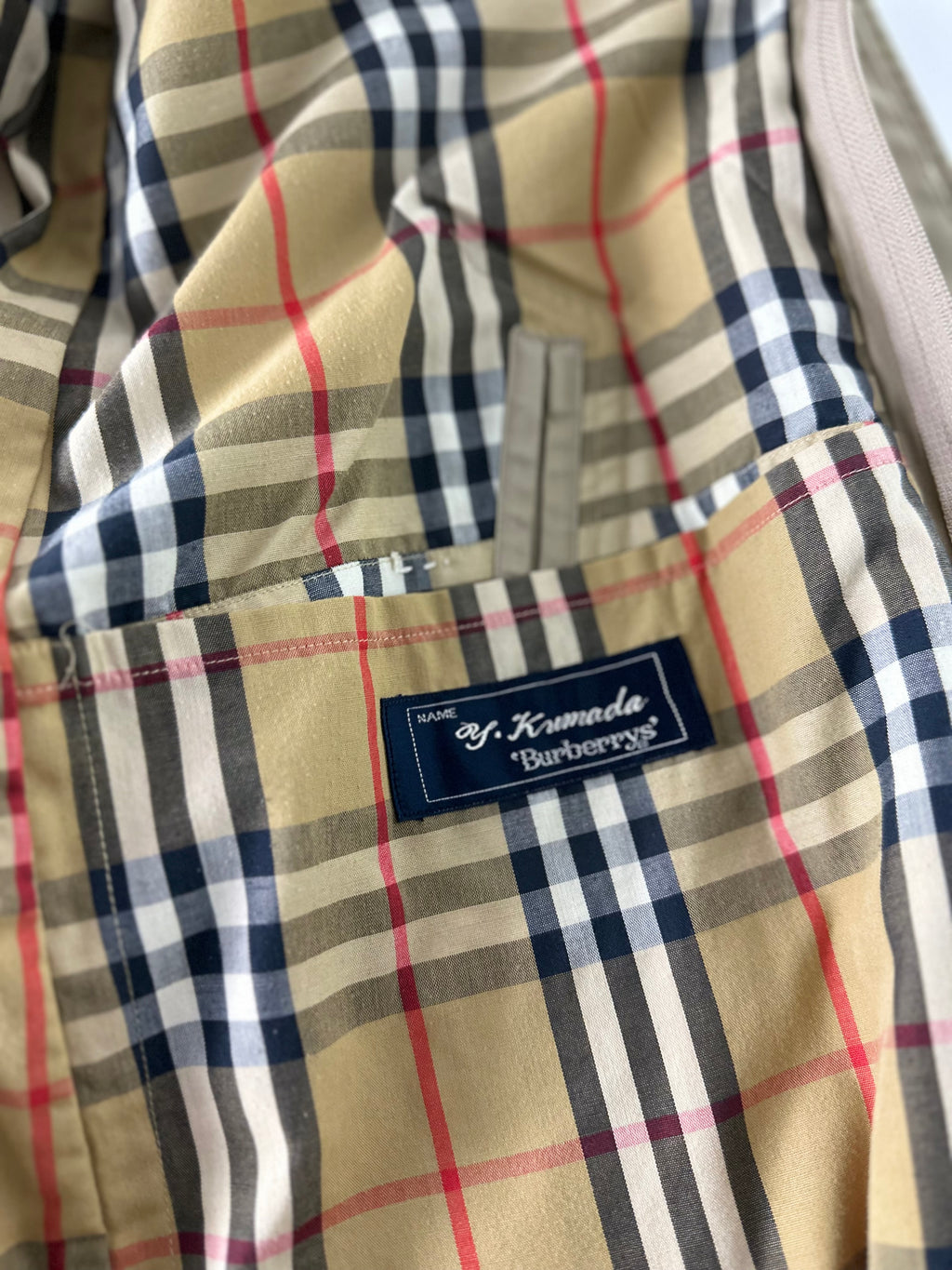 Burberrys Trenchcoat (52/L) including Inlet
