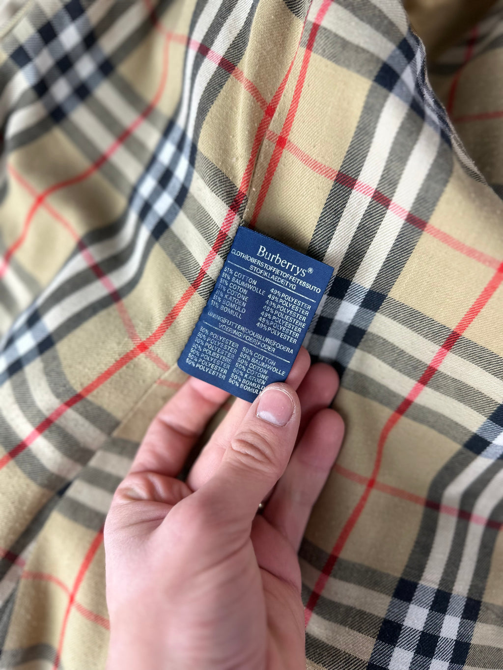 Burberrys Trenchcoat (10/S) including Inlet