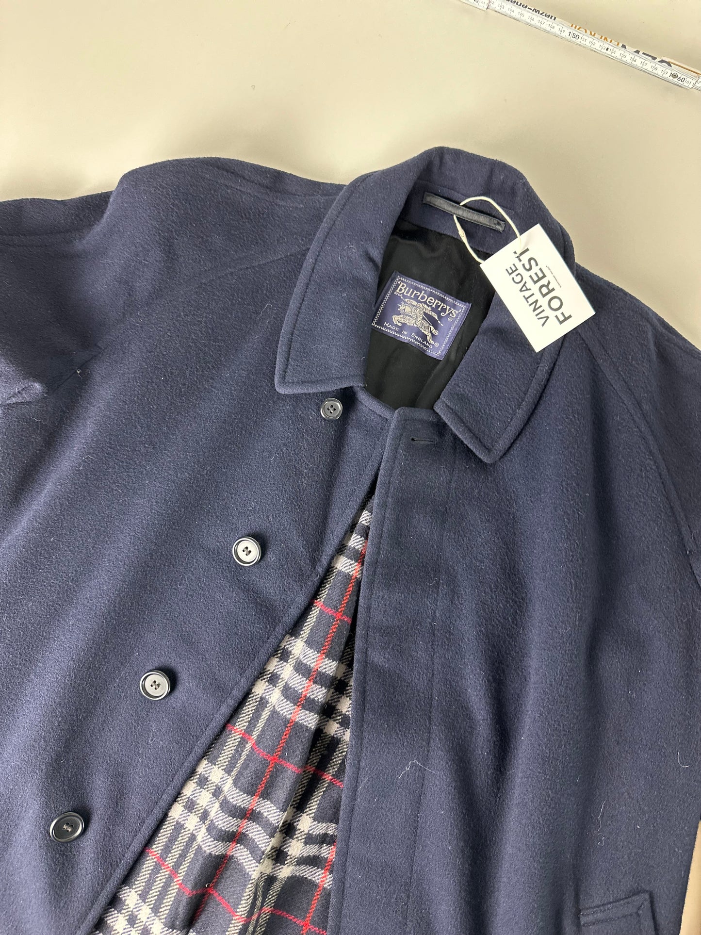 Vintage Burberry Wool Coat Size 50 L