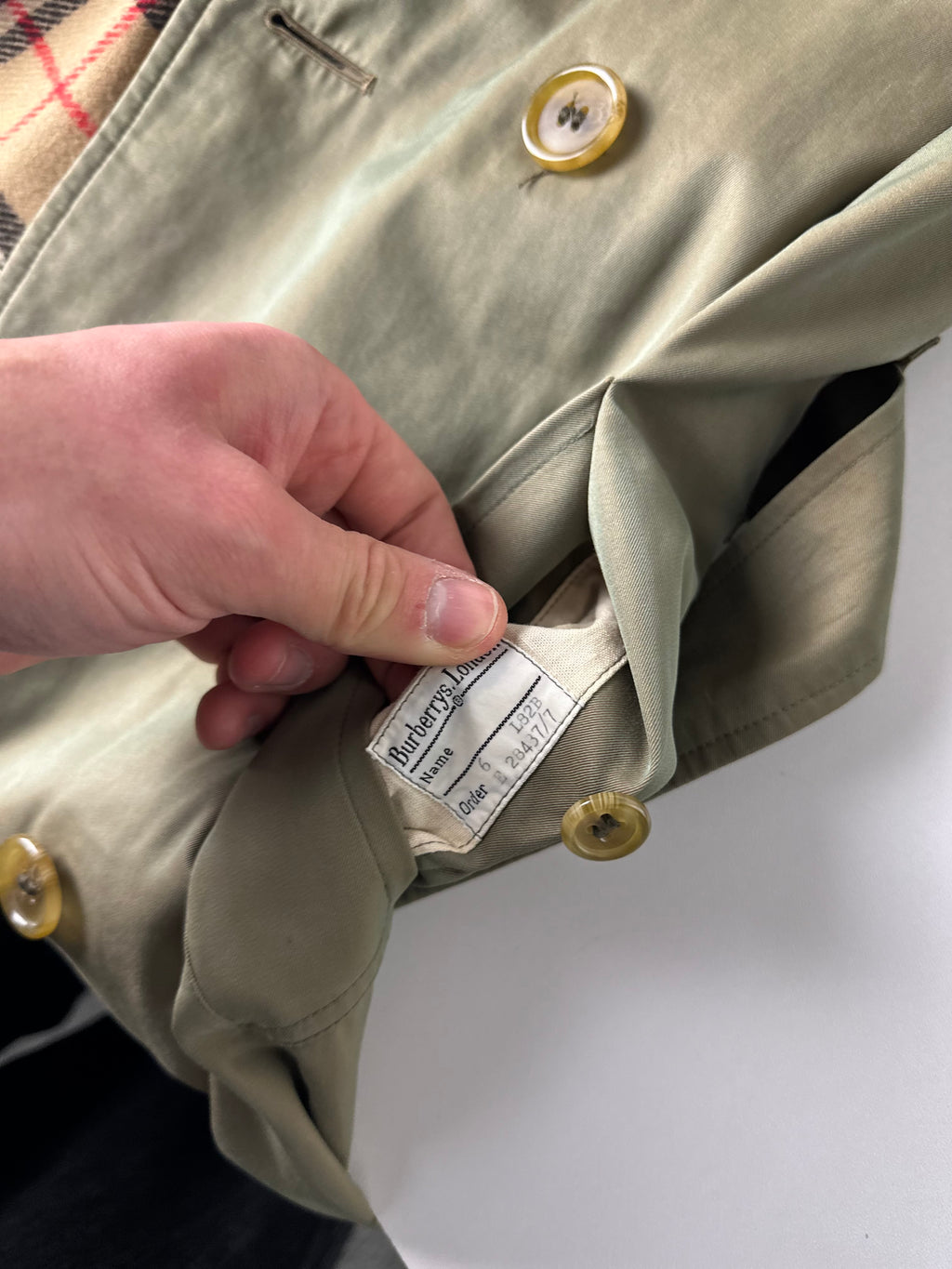 Burberrys Trenchcoat (6/XXS) including Inlet