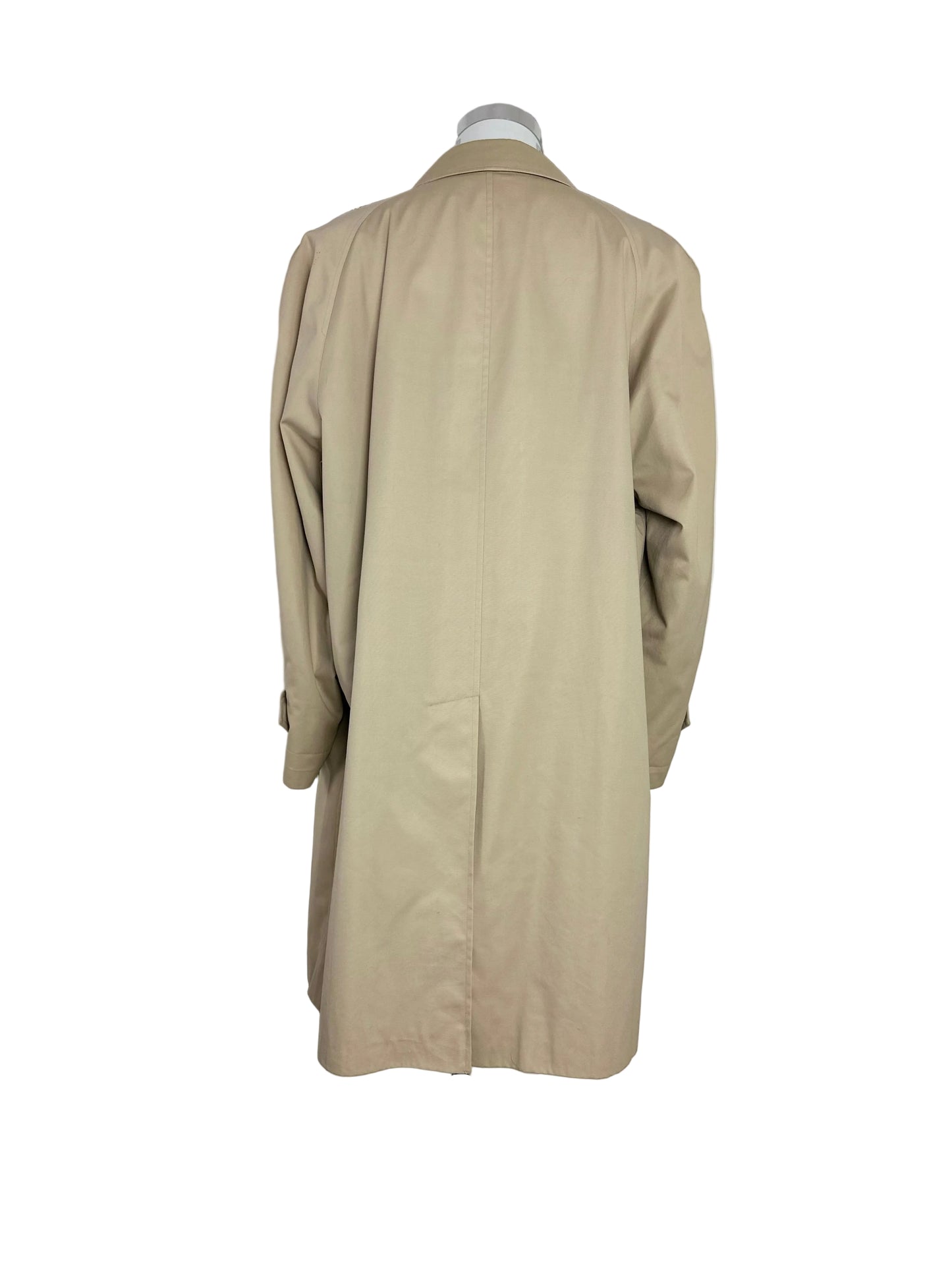Vintage Burberry Car Coat Size 58 XXL