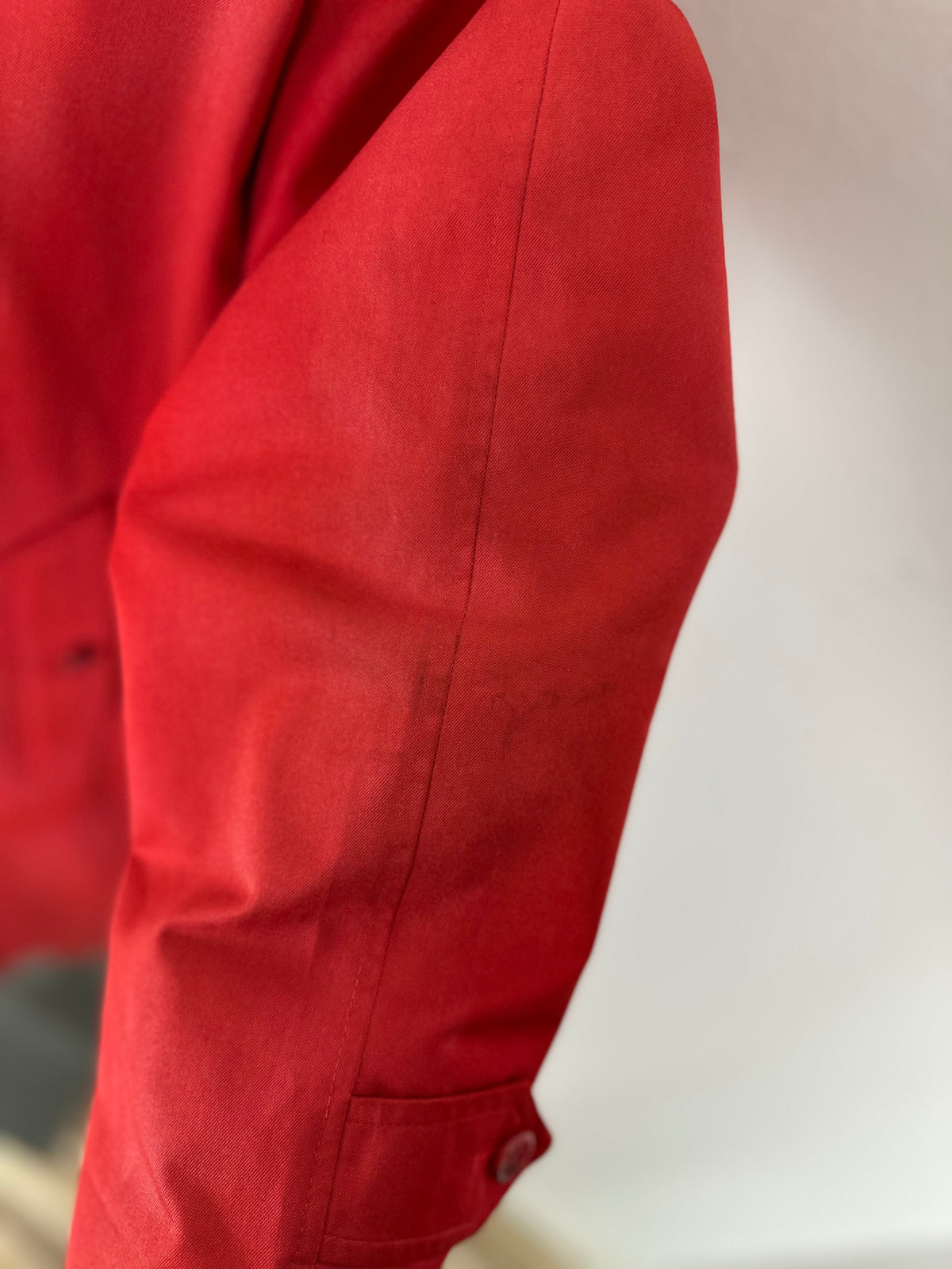 Vintage Burberry Trench Coat Red Size 14 L