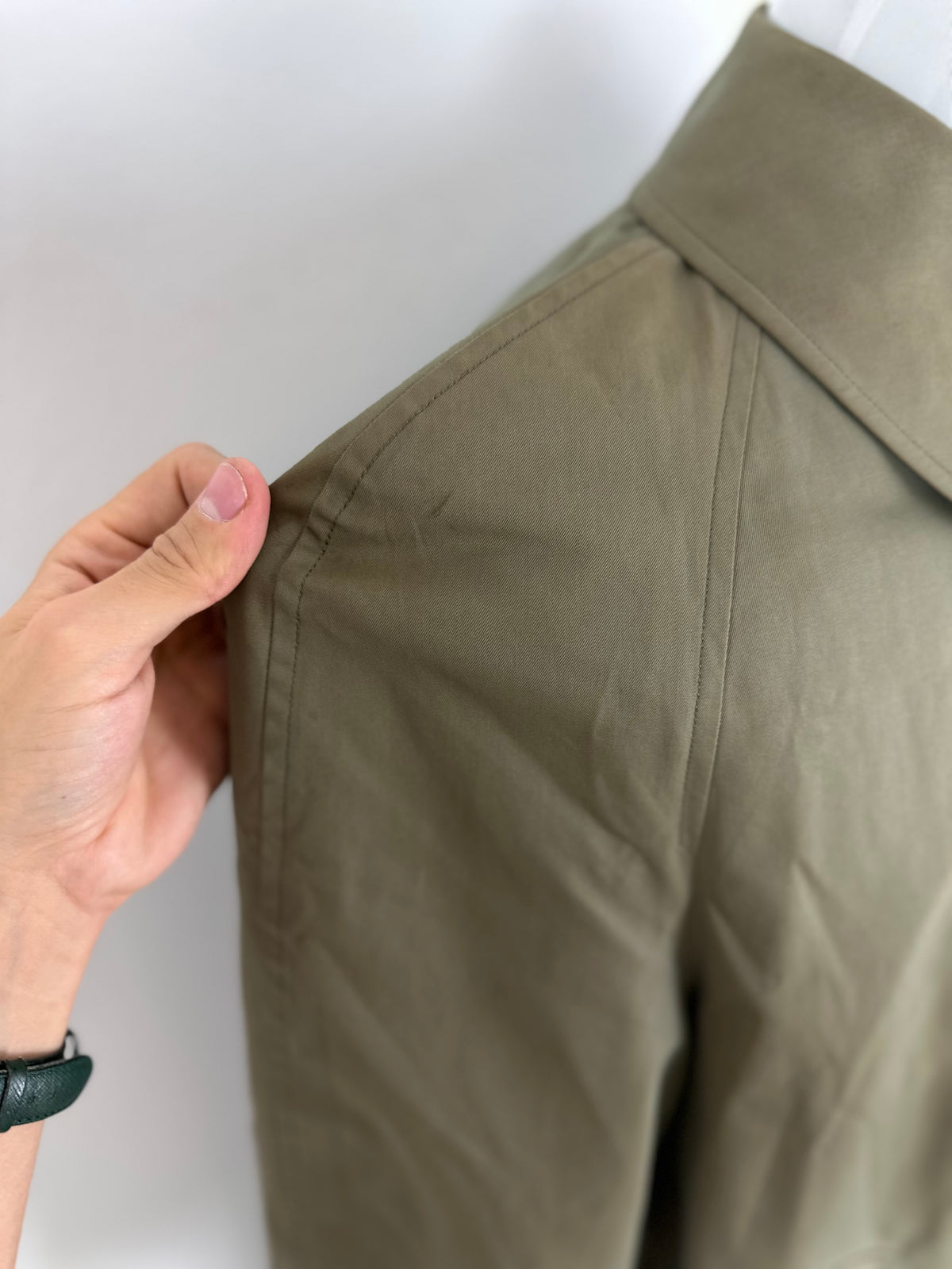 Vintage Burberry Car Coat Khaki 48 M