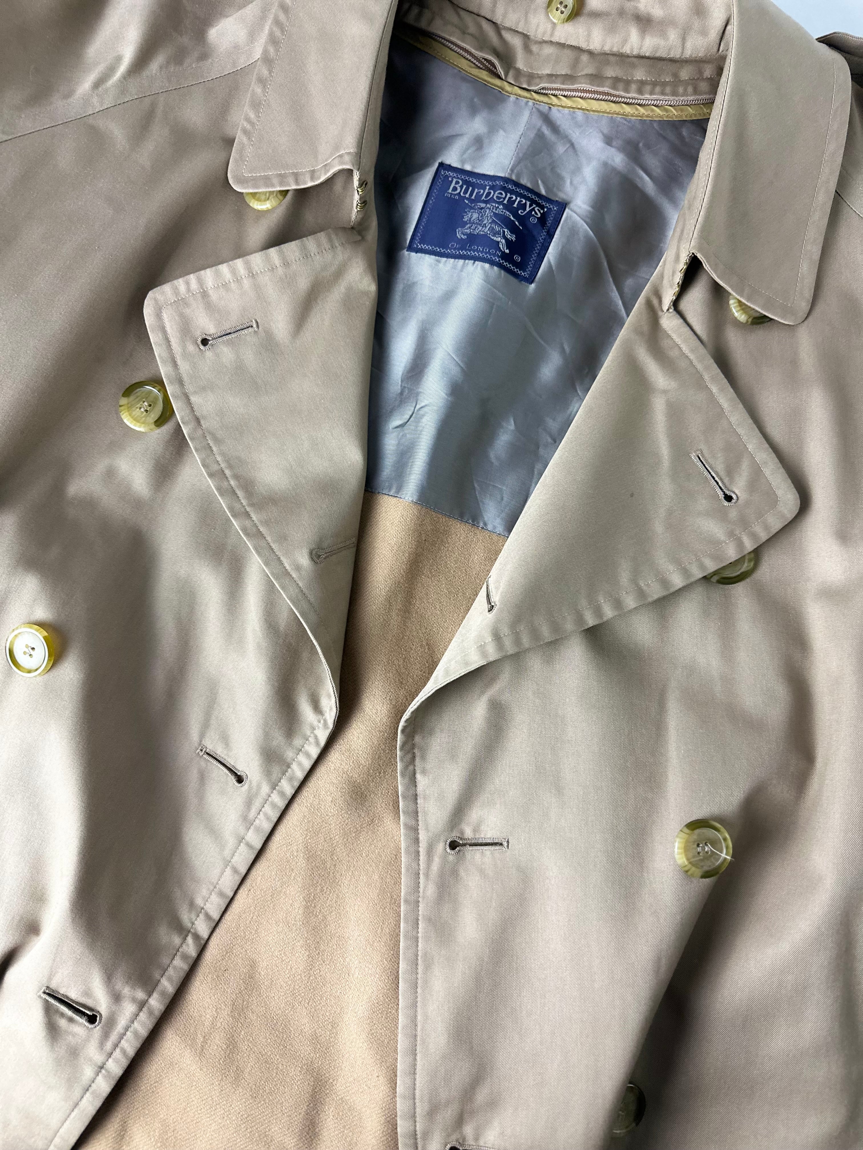 Burberrys Trenchcoat (58/XXL) including Inlet