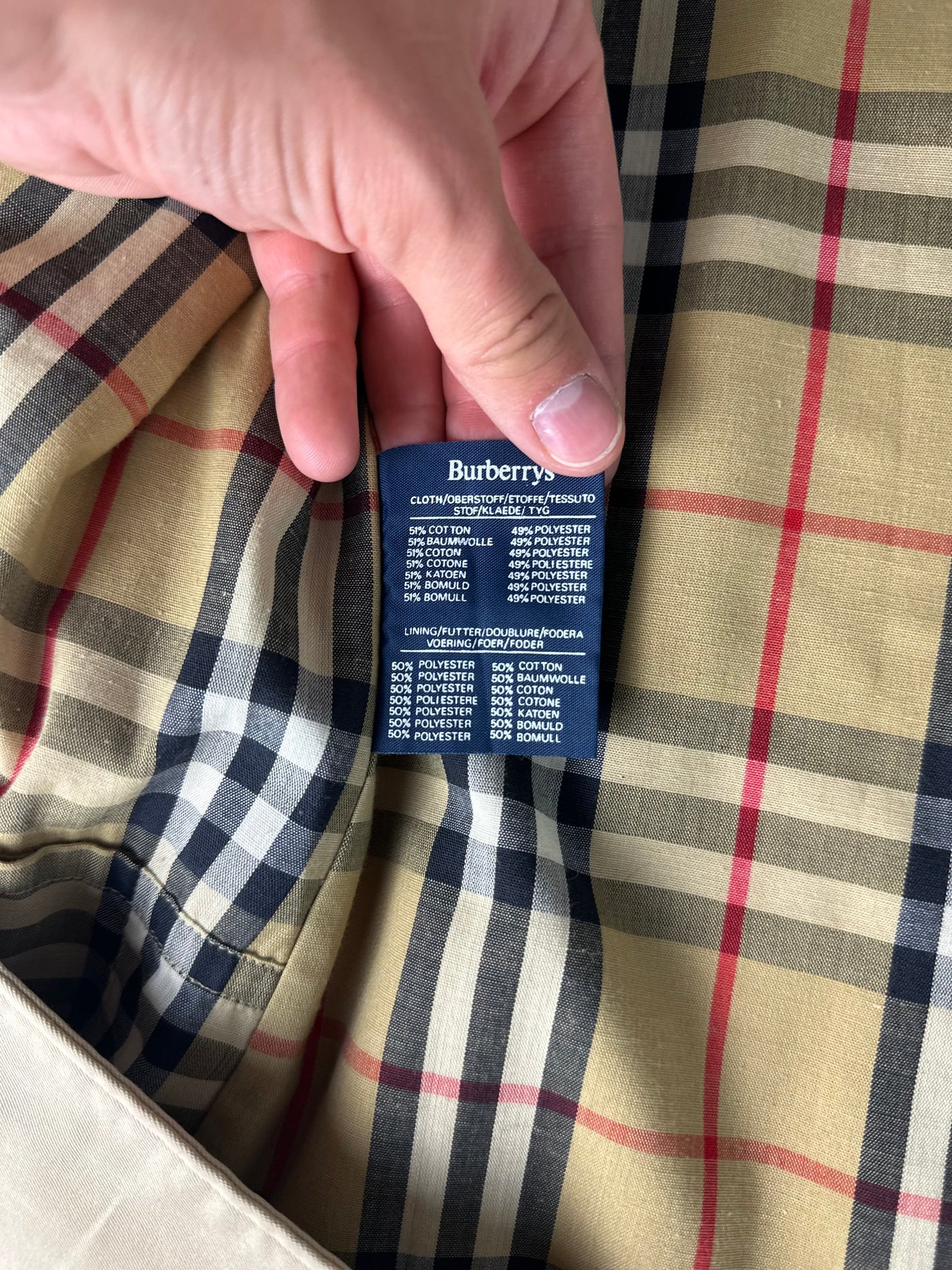 Vintage Burberry Car Coat Size 10 S