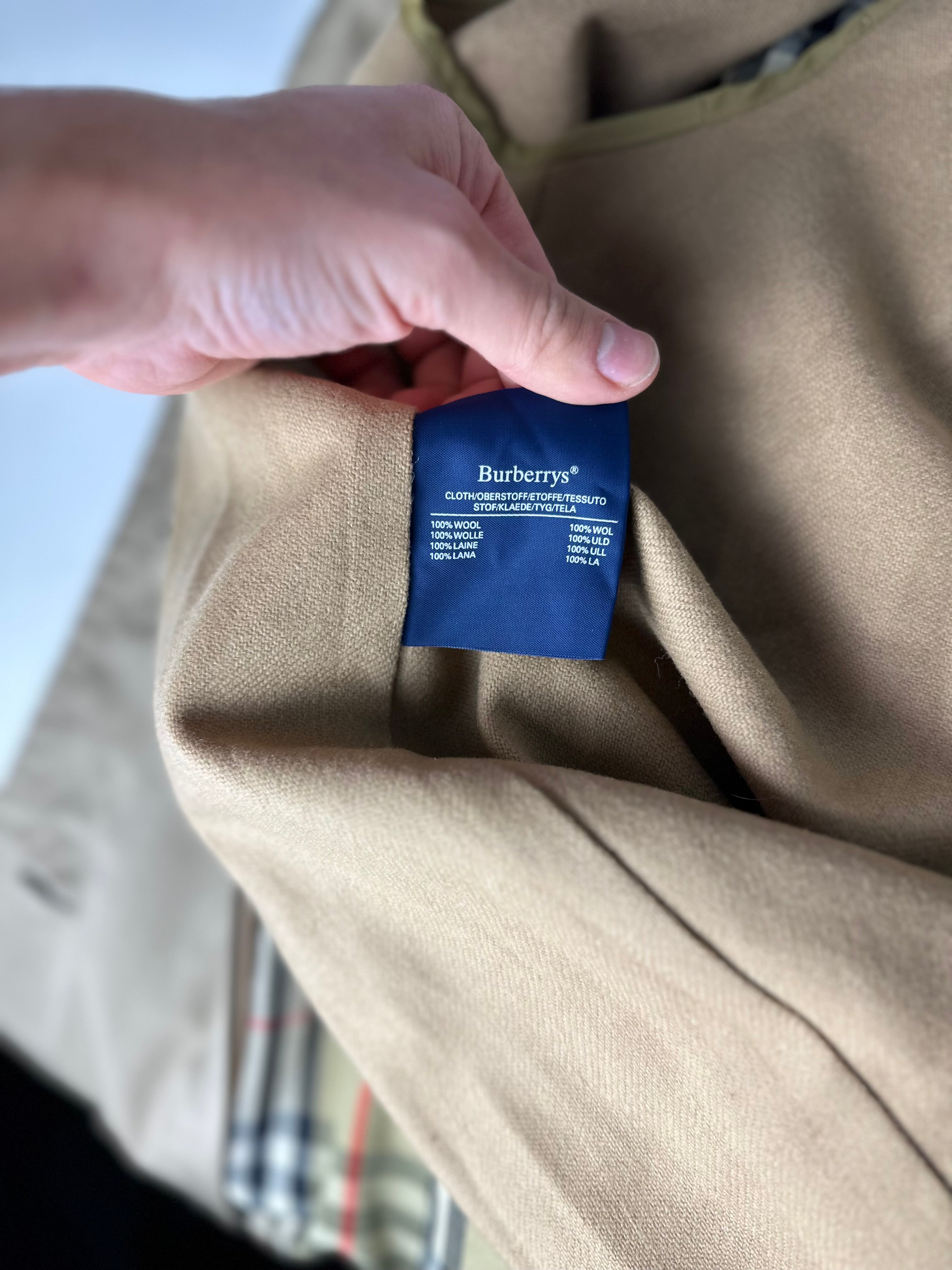 Burberrys Trenchcoat (58/XXL) including Inlet