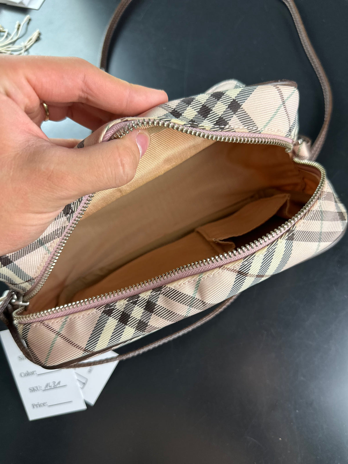 Vintage Burberry Blue Label Nova Check Bag
