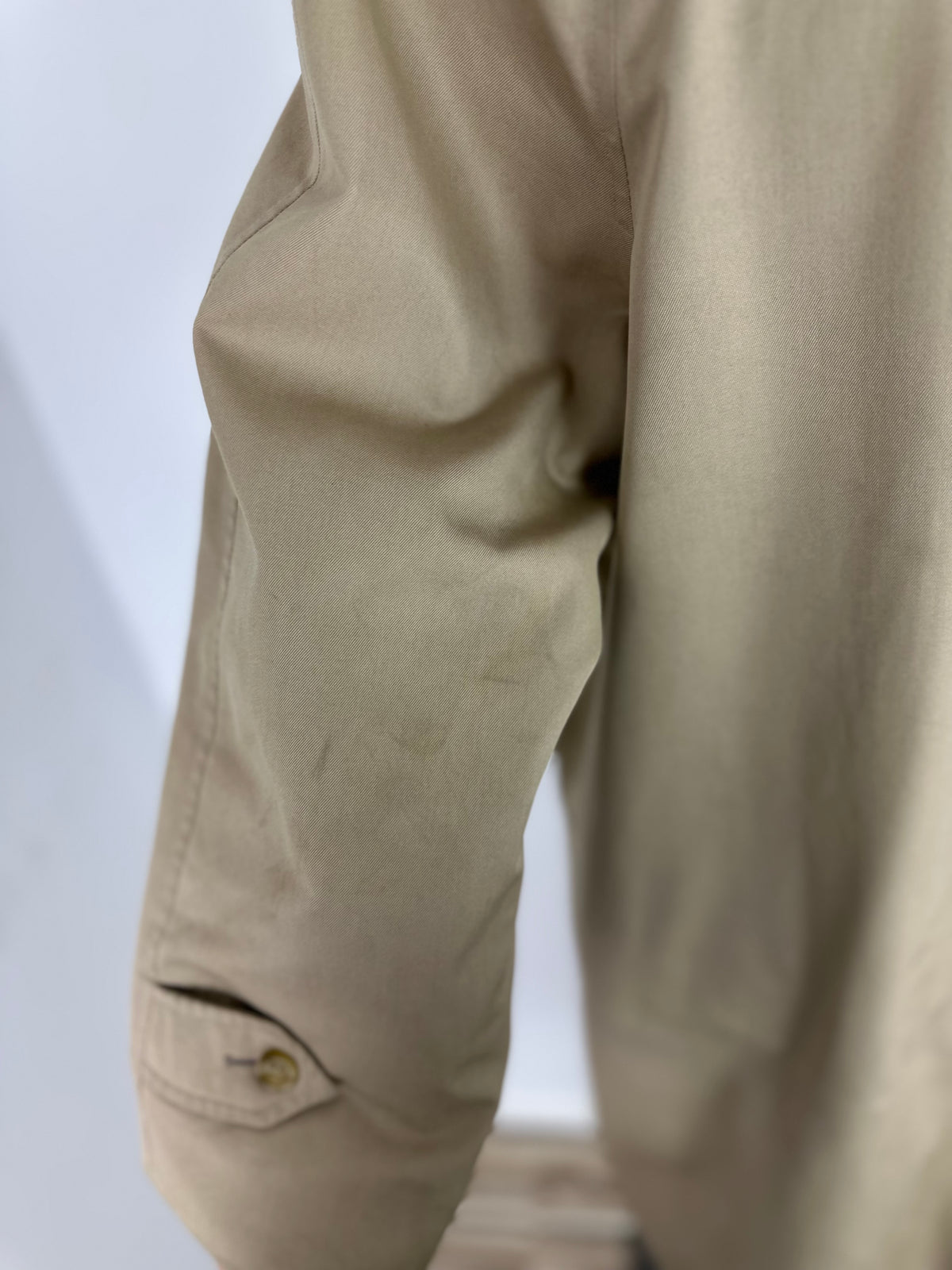 Vintage Burberry Car Coat Beige Size 12 M