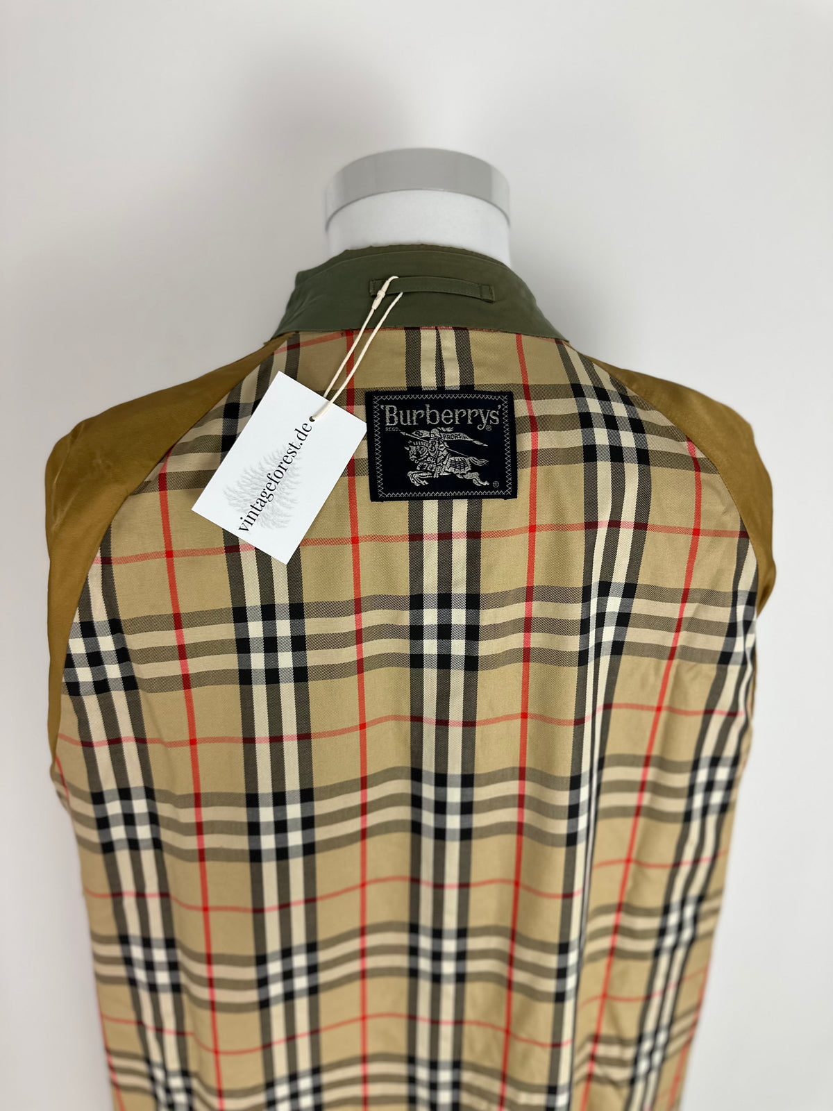 Vintage Burberry Car Coat Khaki Size 50 L