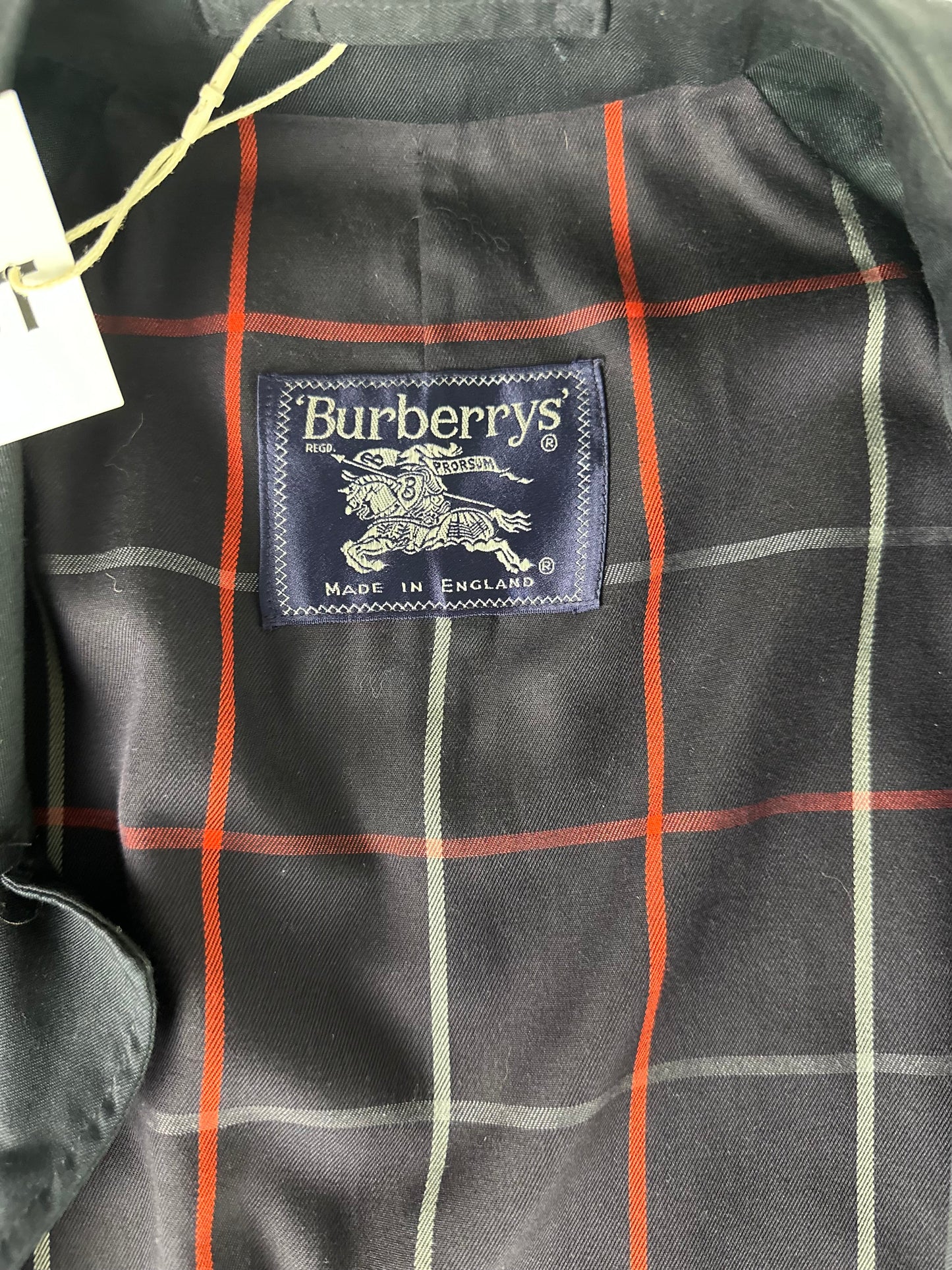 Vintage Burberry Car Coat Size 52 L