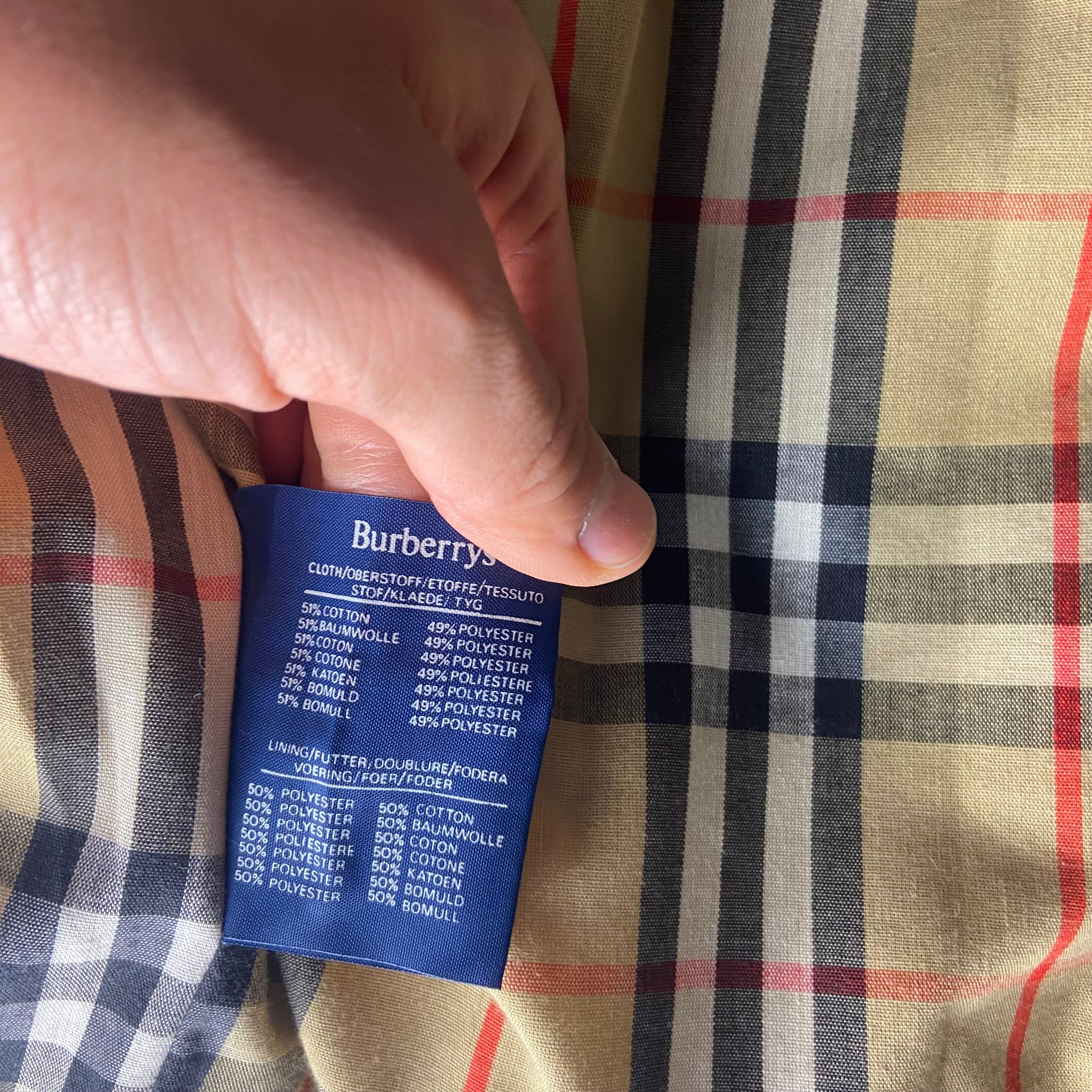 Burberry Trenchcoat Size 48/M