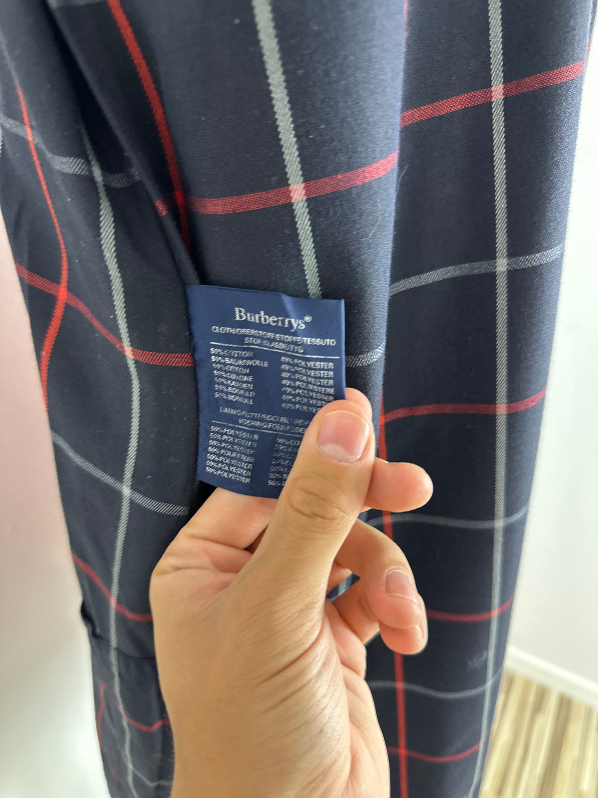 Vintage Burberry Trench Car Coat Red Size 14 L