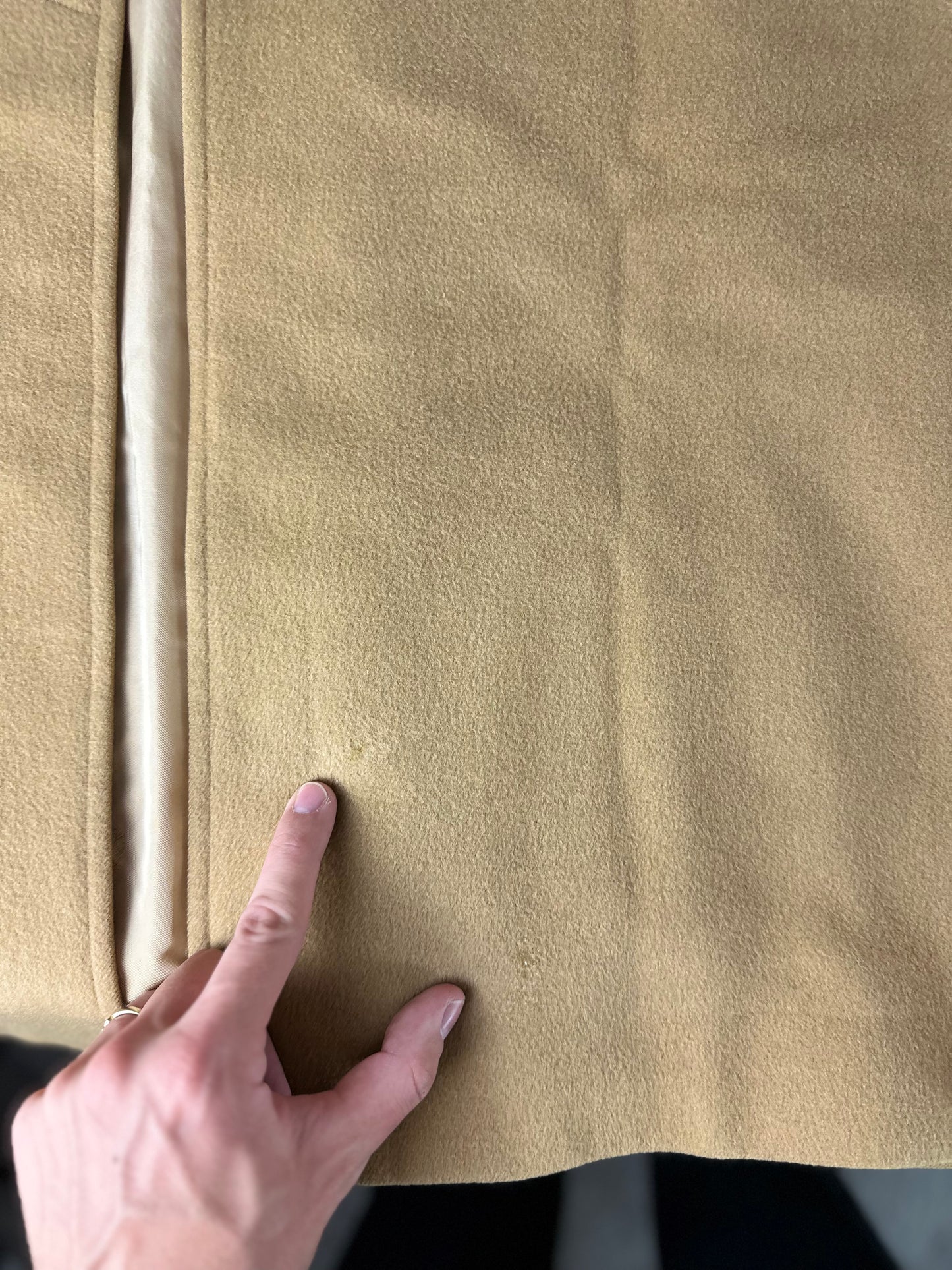Vintage Burberry Wool Coat Size 10 S
