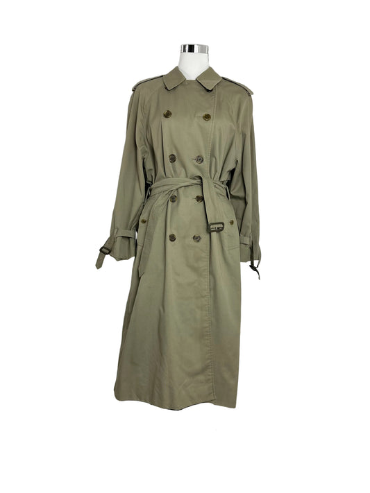 Vintage Burberry Trench Coat Size 14 L